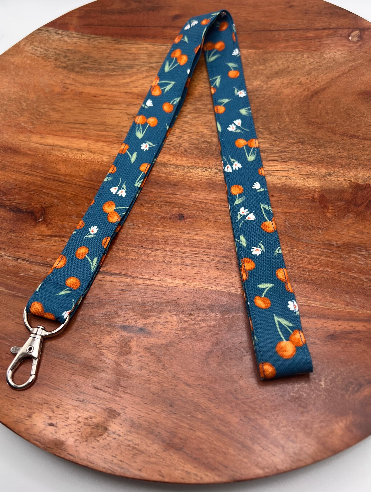 Turquoise Cherry Lanyards