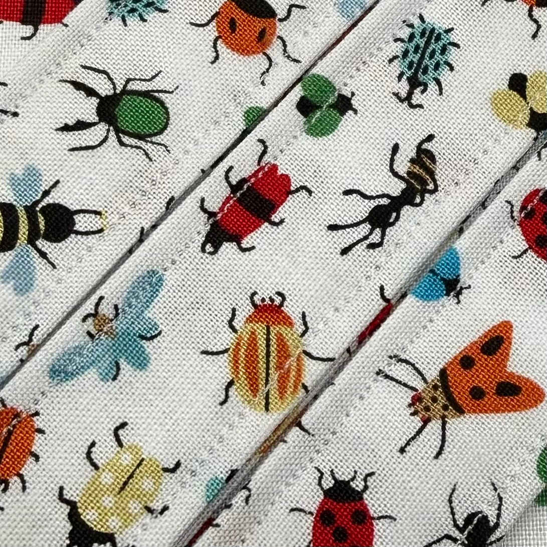 White Bugs Wristlet/Lanyard