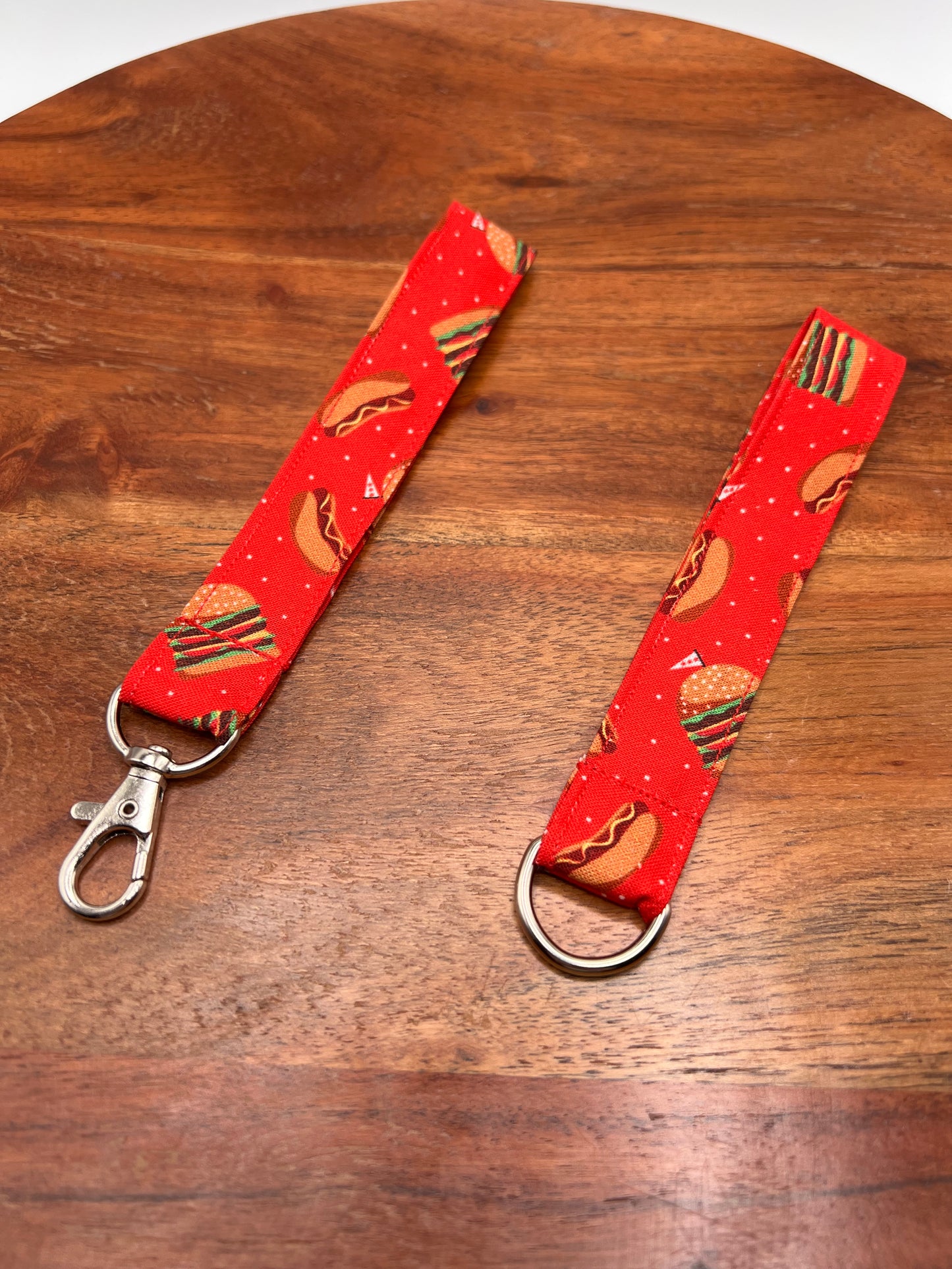 Burgers and Hot Dogs Lanyard