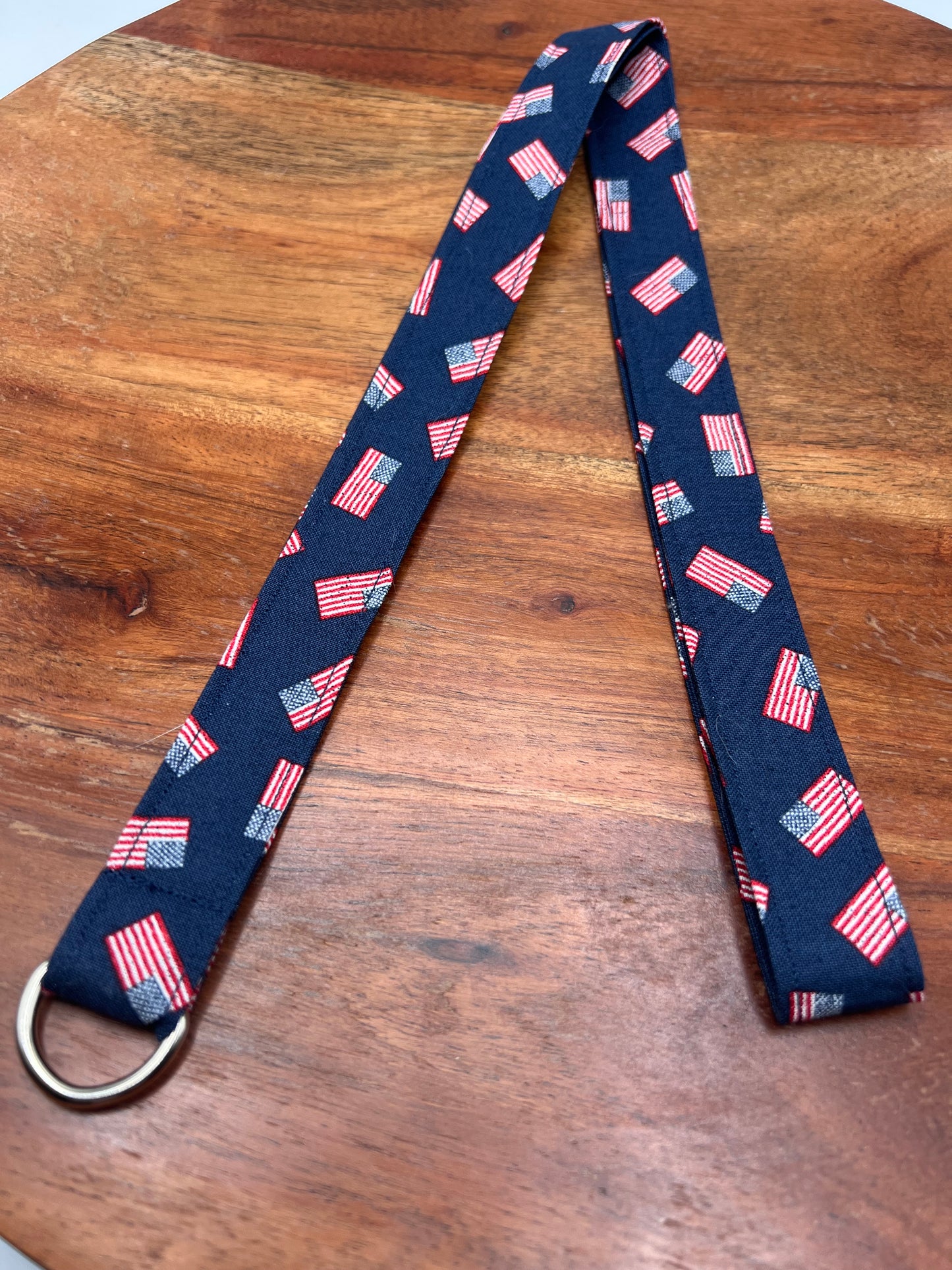 Blue American Flags Lanyards