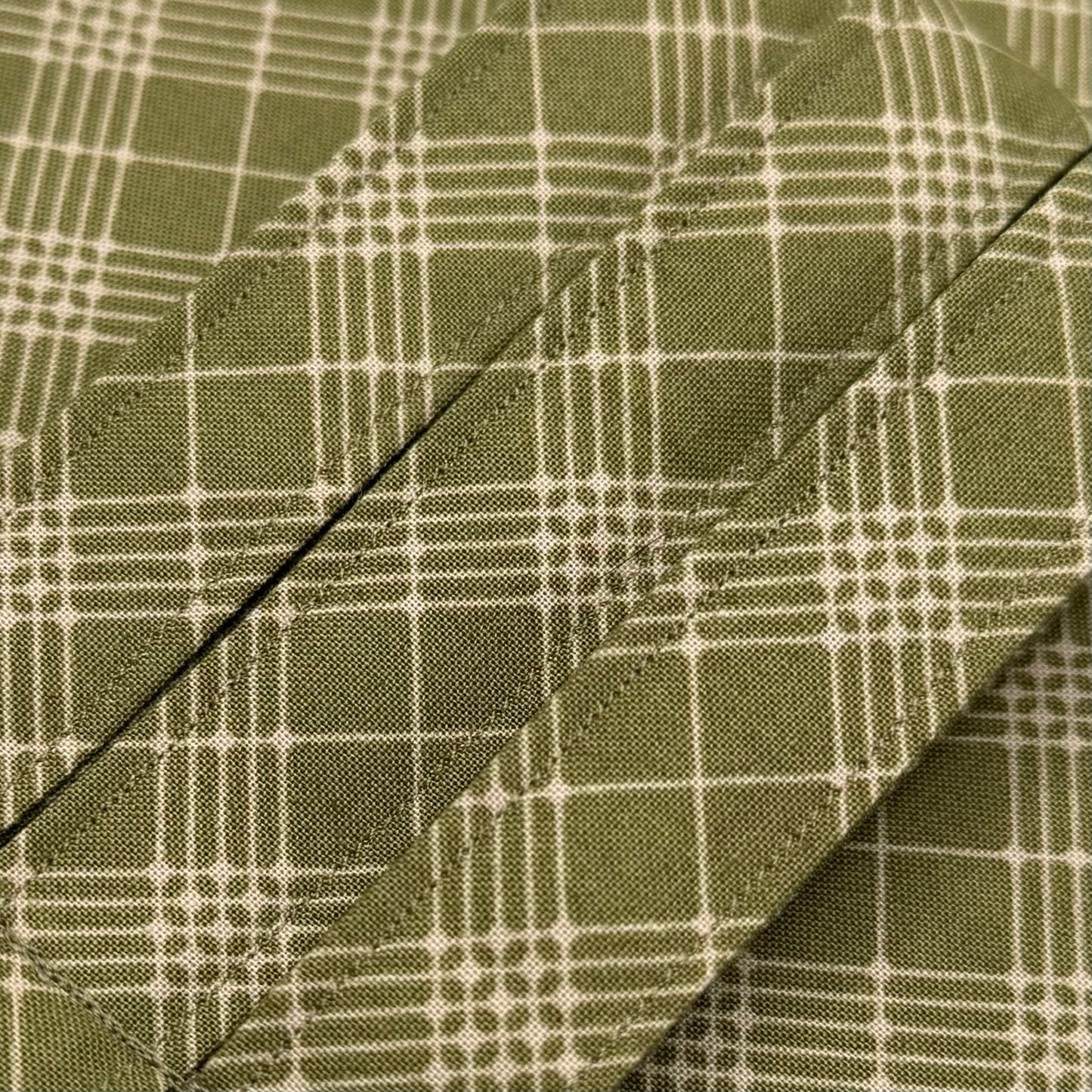 Green Plaid Wristlet/Lanyard