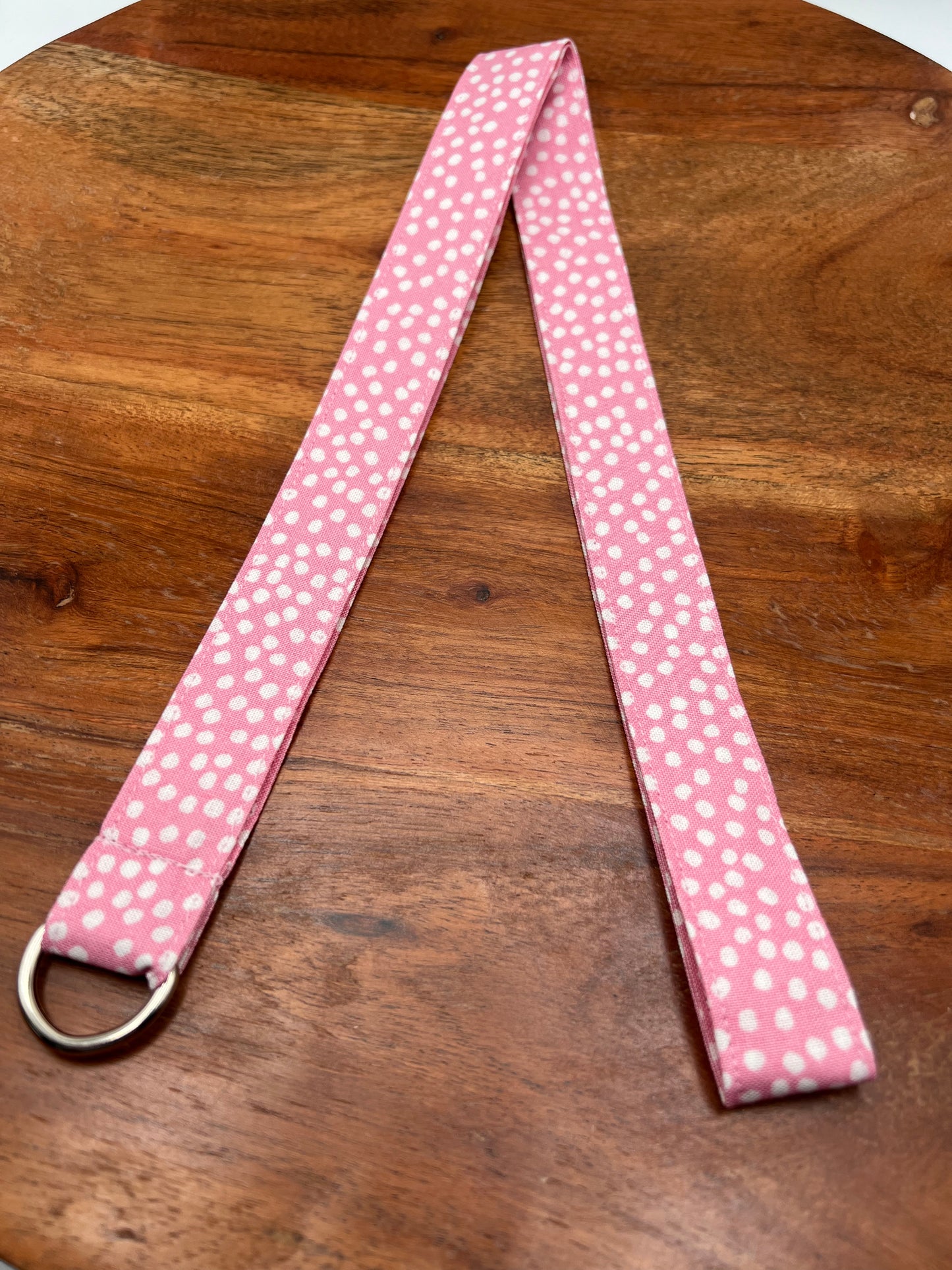 Pink Polka Dot Lanyards