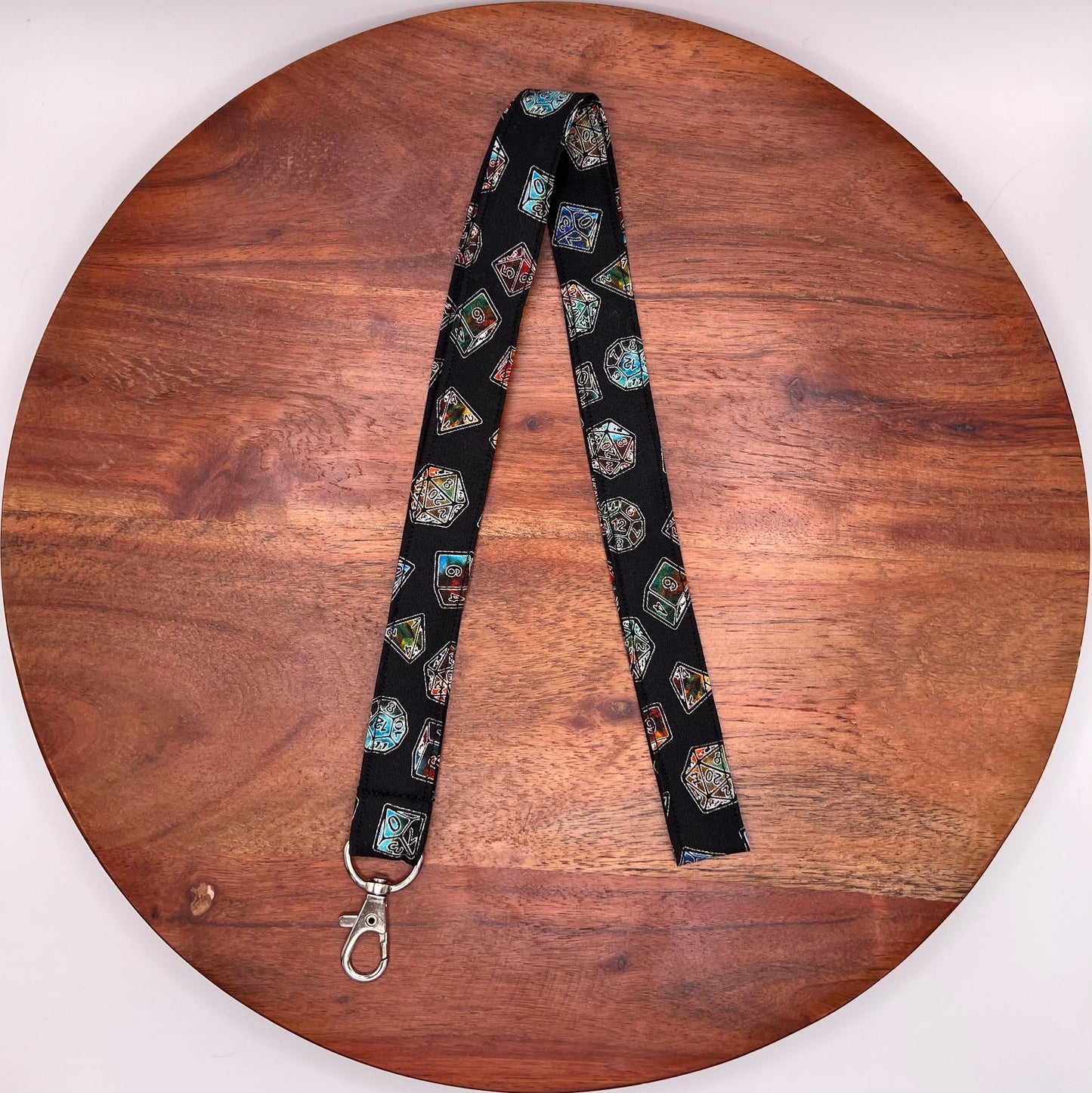 Colorful Dice Lanyard