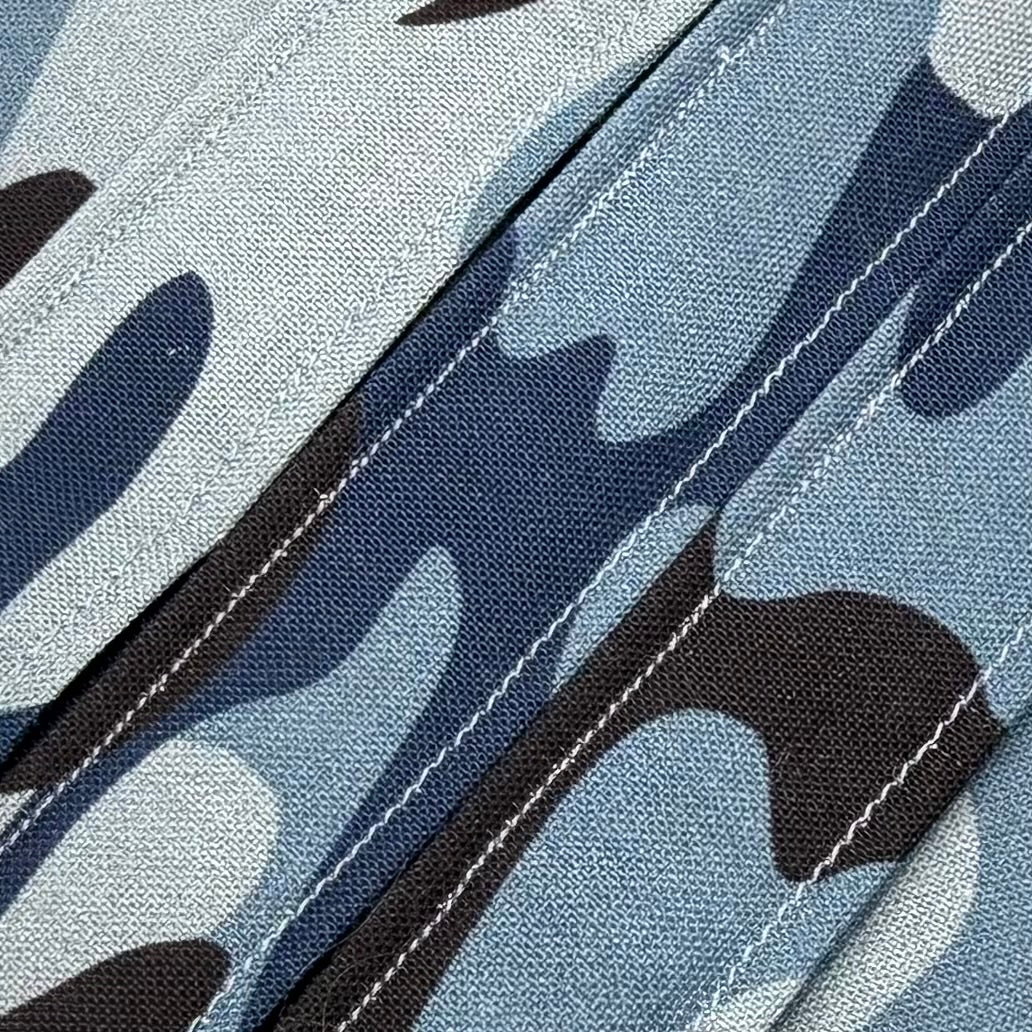 Blue Camo Wristlet/Lanyard