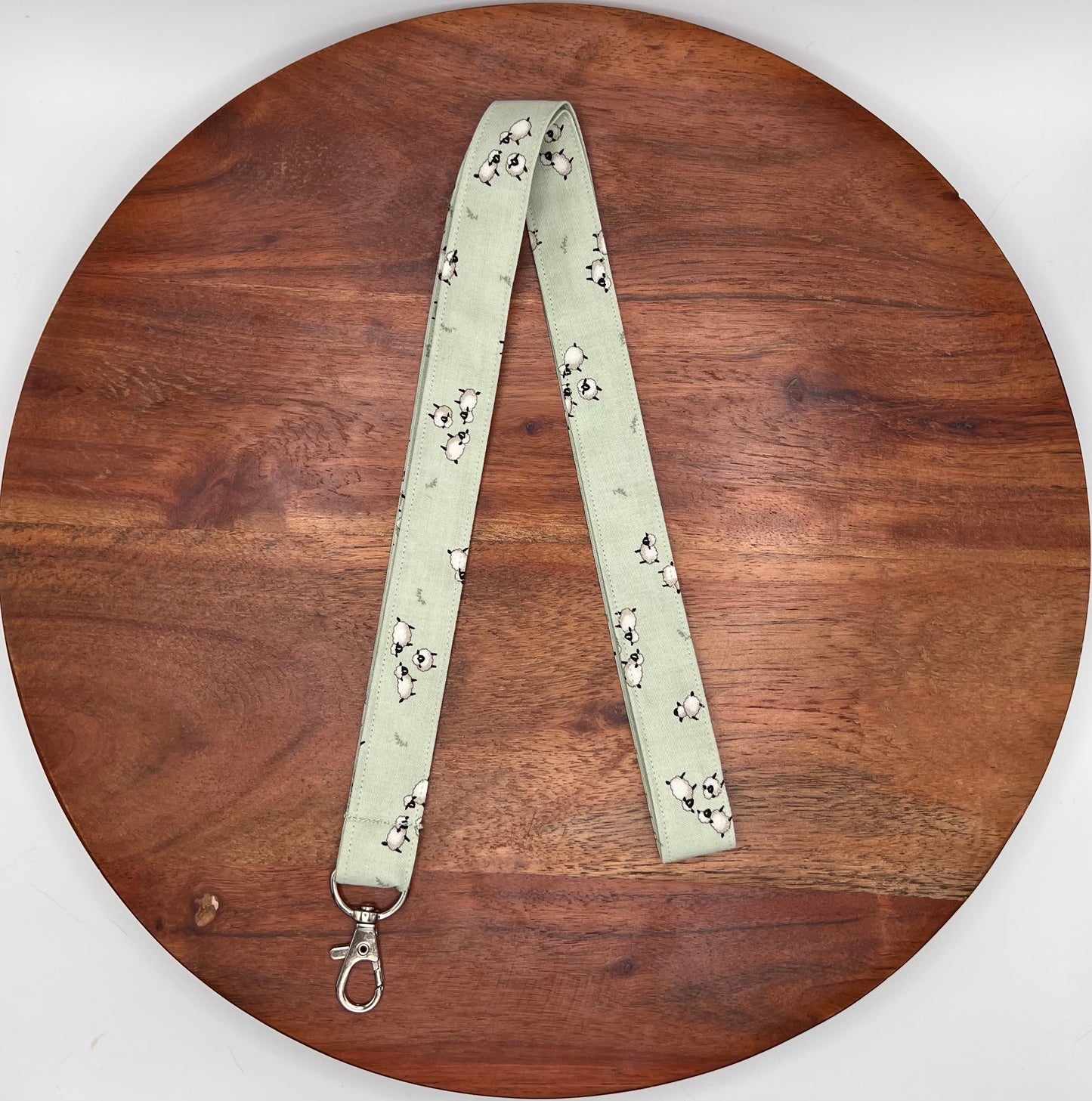 Green Sheep Lanyard