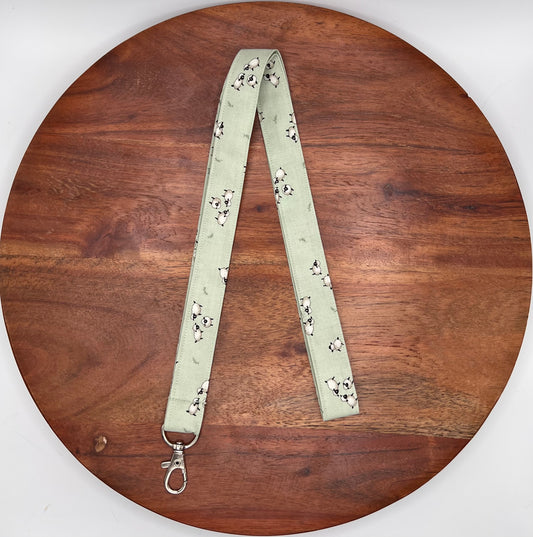Green Sheep Lanyard