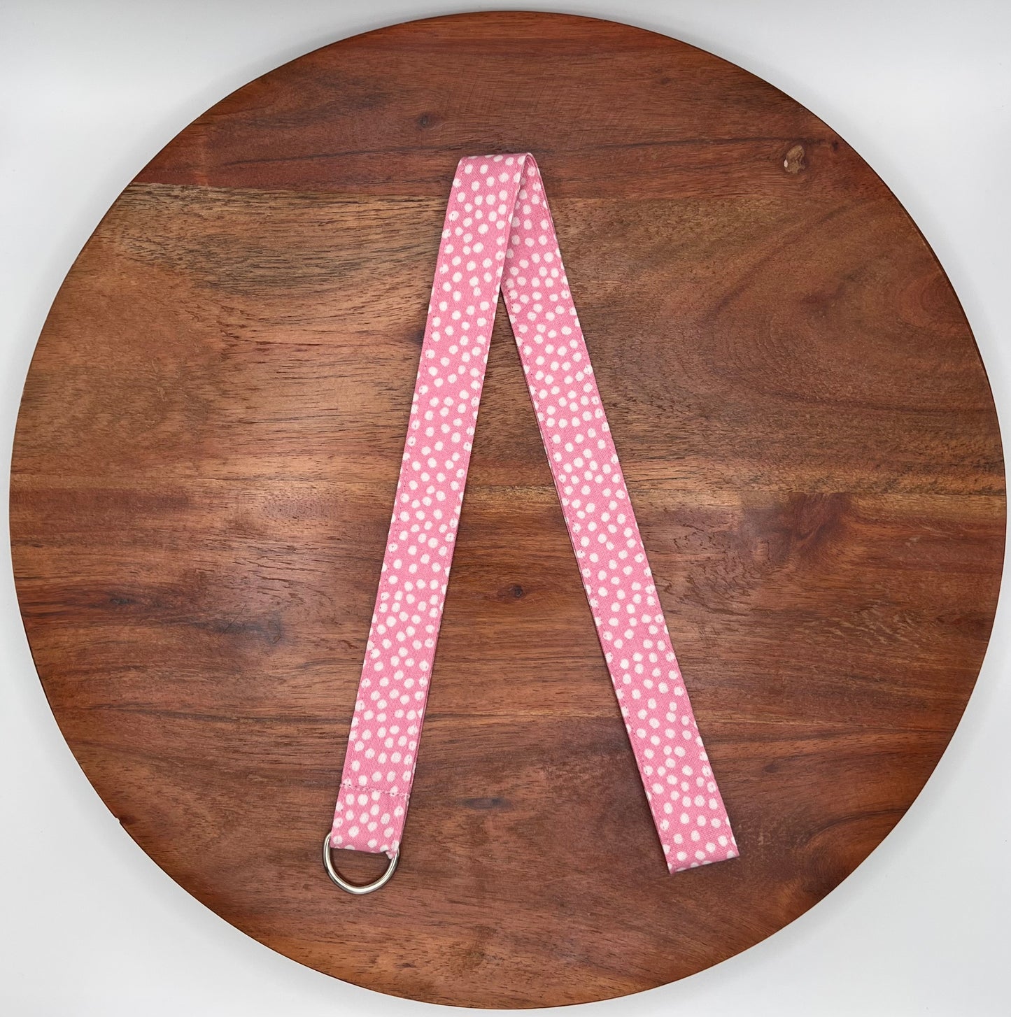 Pink Polka Dot Lanyards