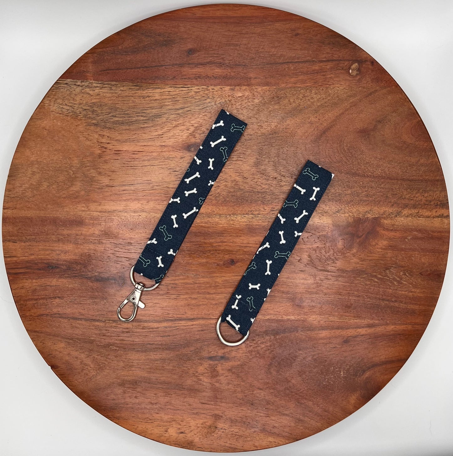 Blue Dog Bone Lanyard