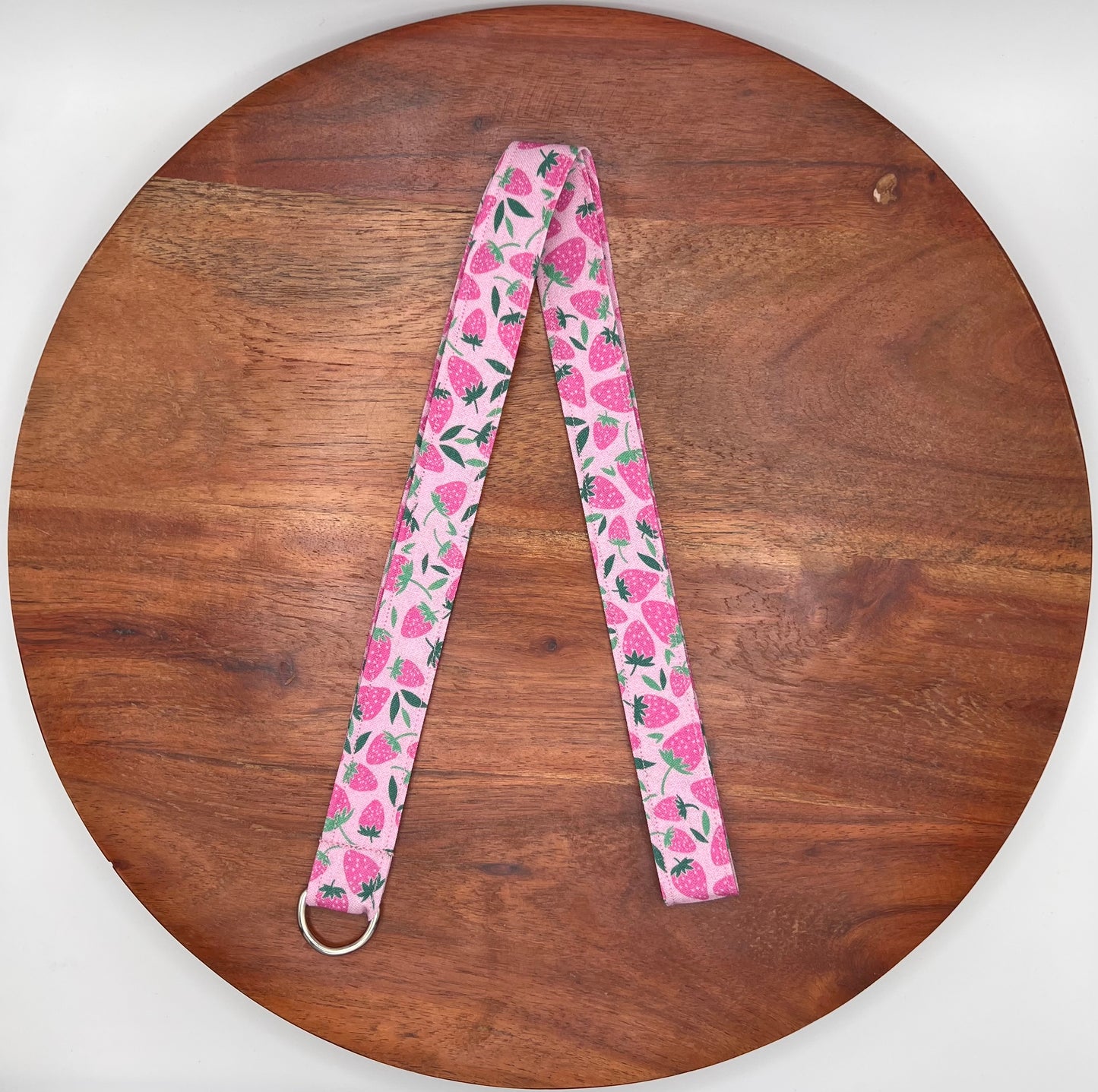 Pink Strawberry Lanyard