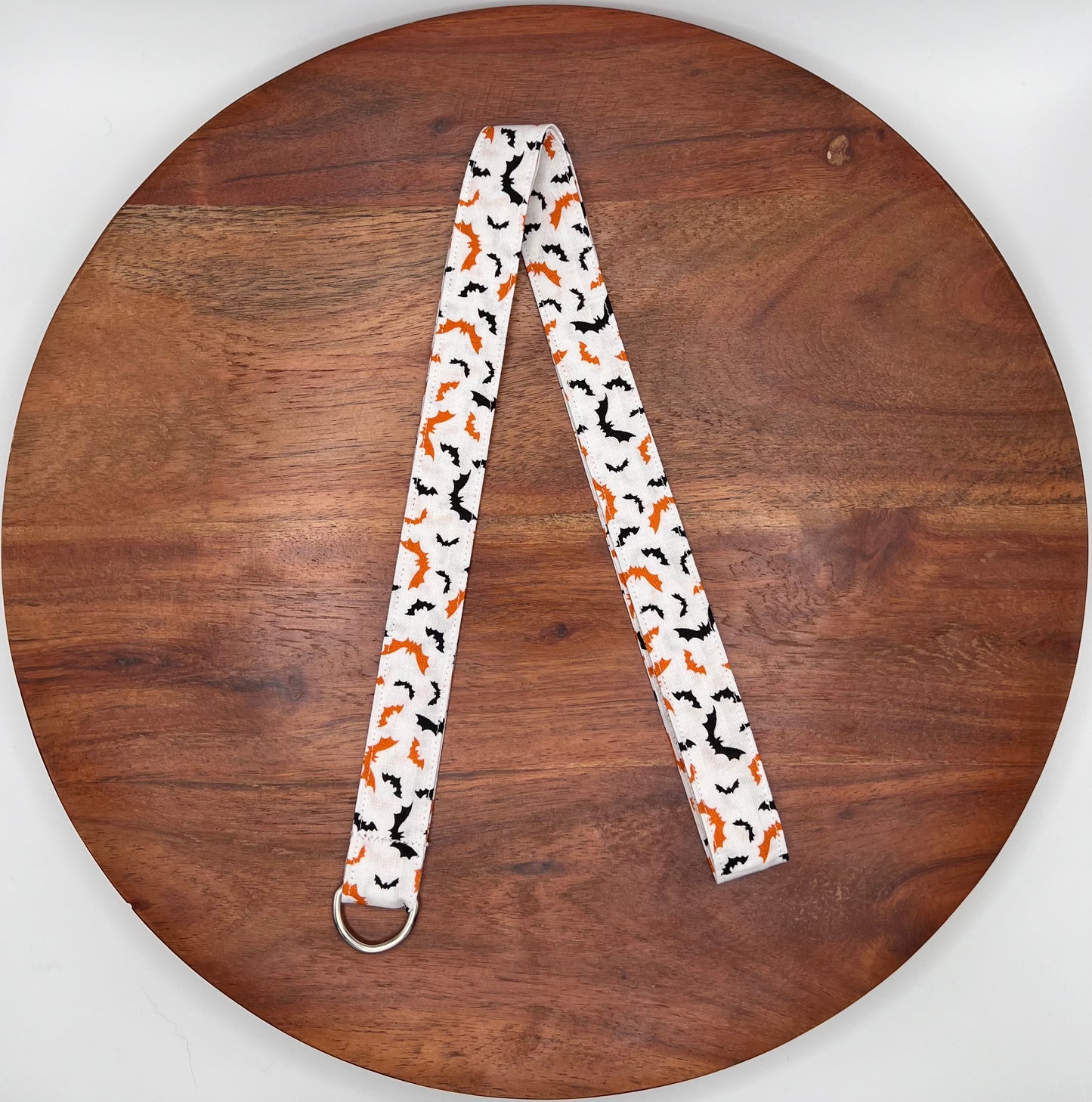 Black and Orange Bats Lanyard