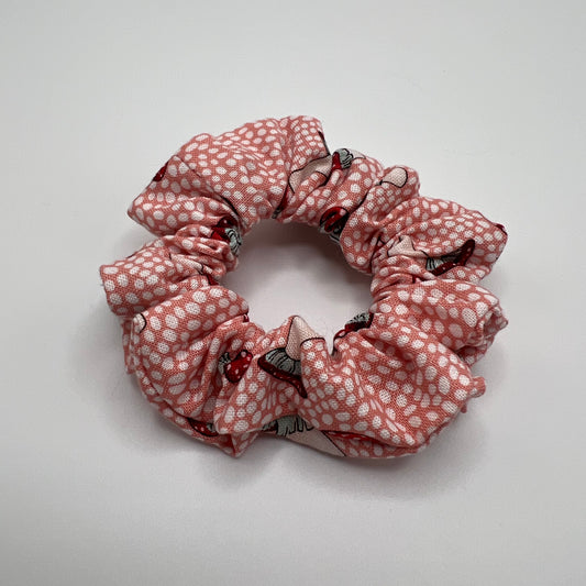 Red Mushrooms Scrunchie