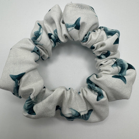 Great White Sharks Scrunchie
