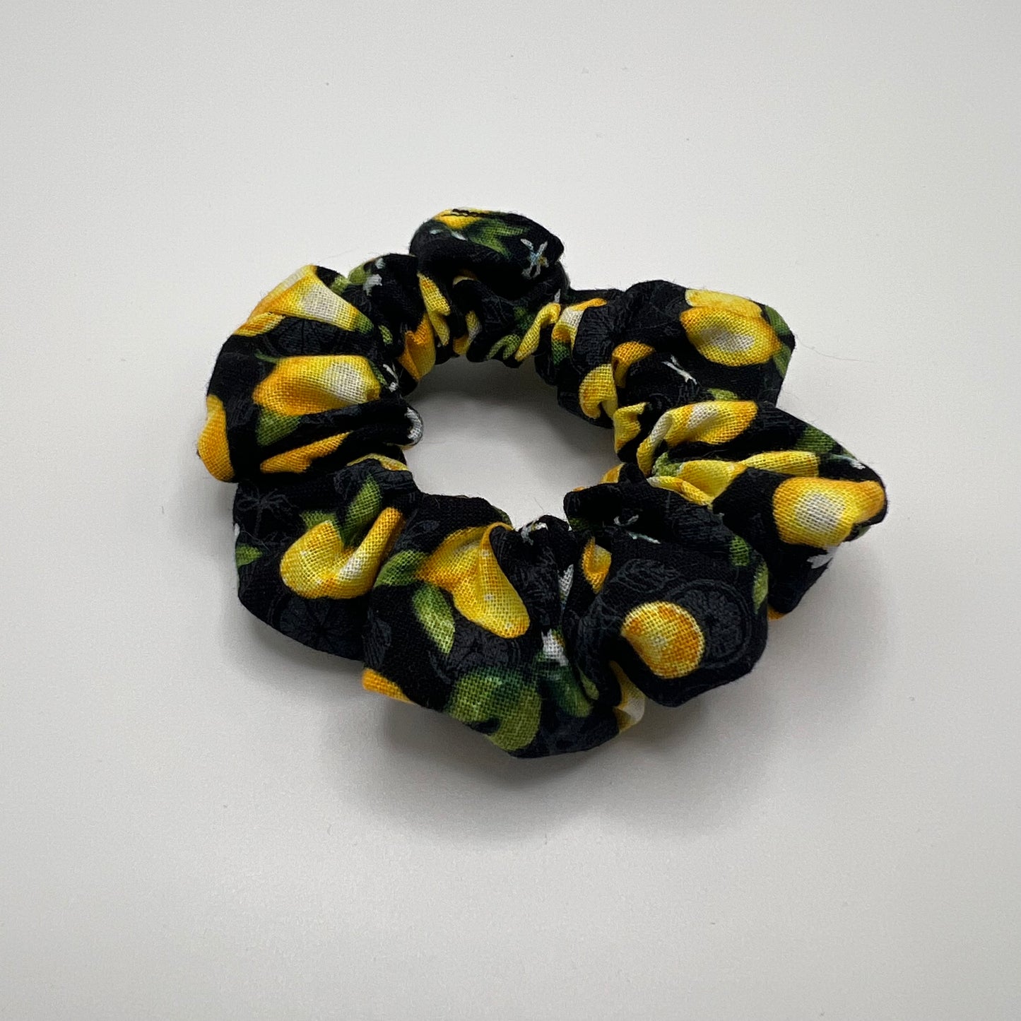 Black Lemon Scrunchie