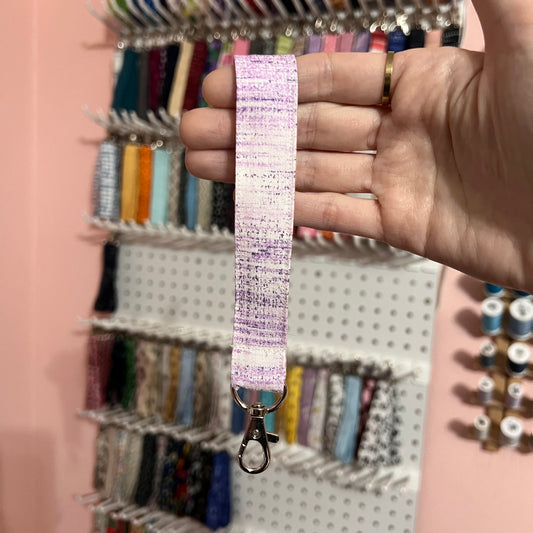 Lavender Line Wristlet