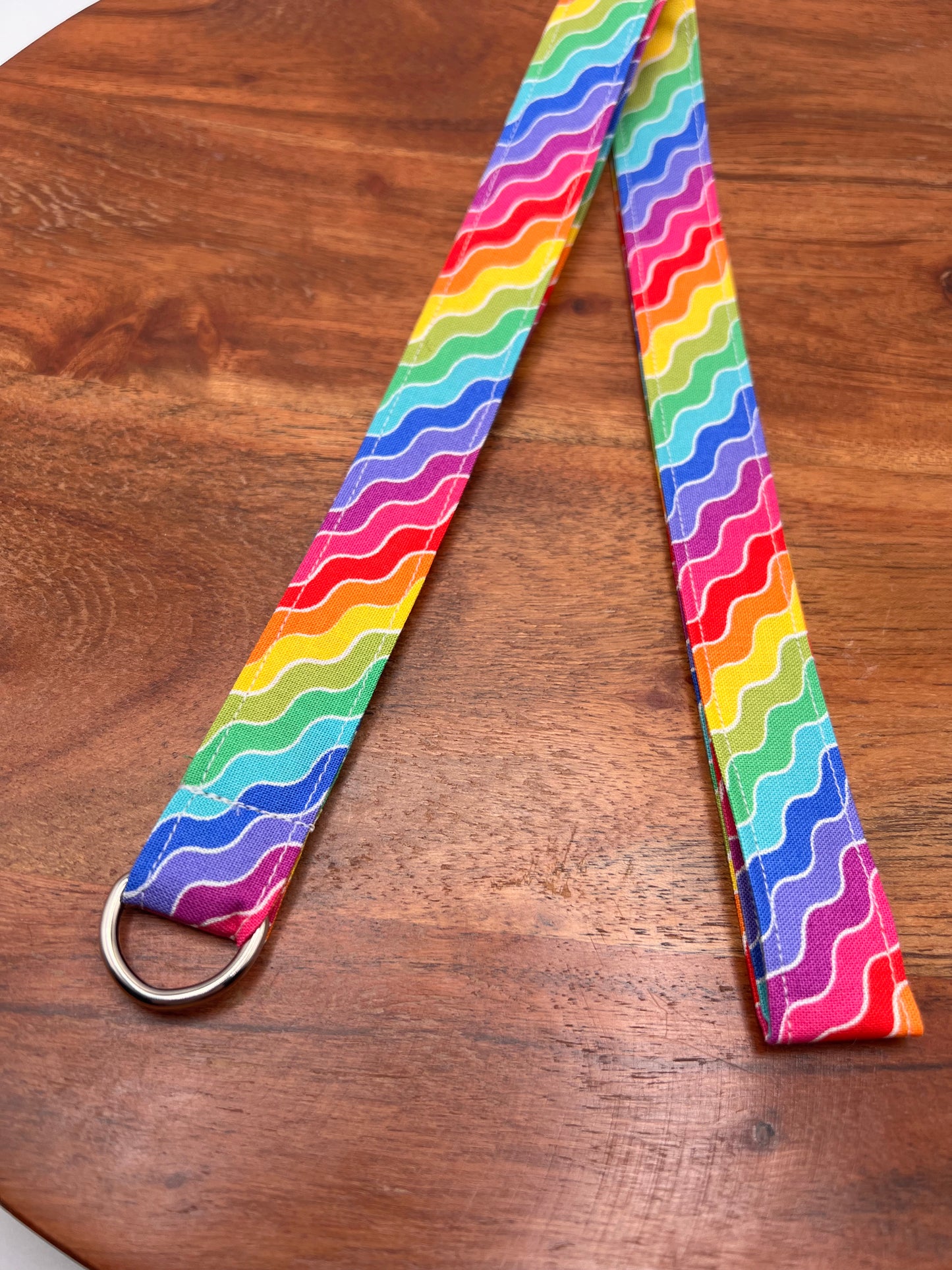 Rainbow Wave Lanyards