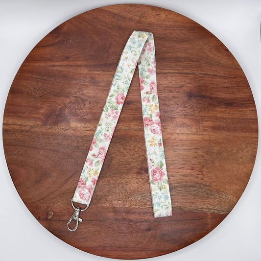 Pastel Floral Lanyards