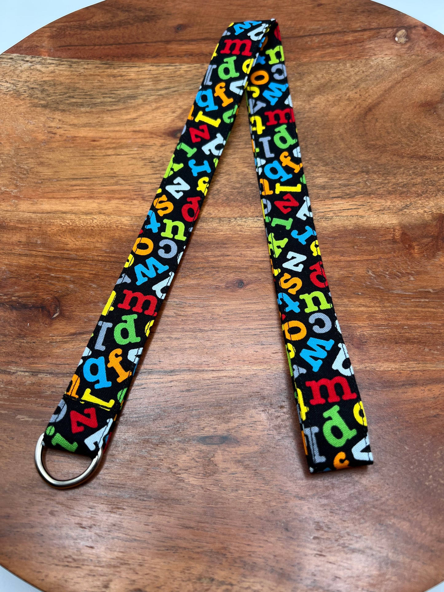 Alphabet Lanyard