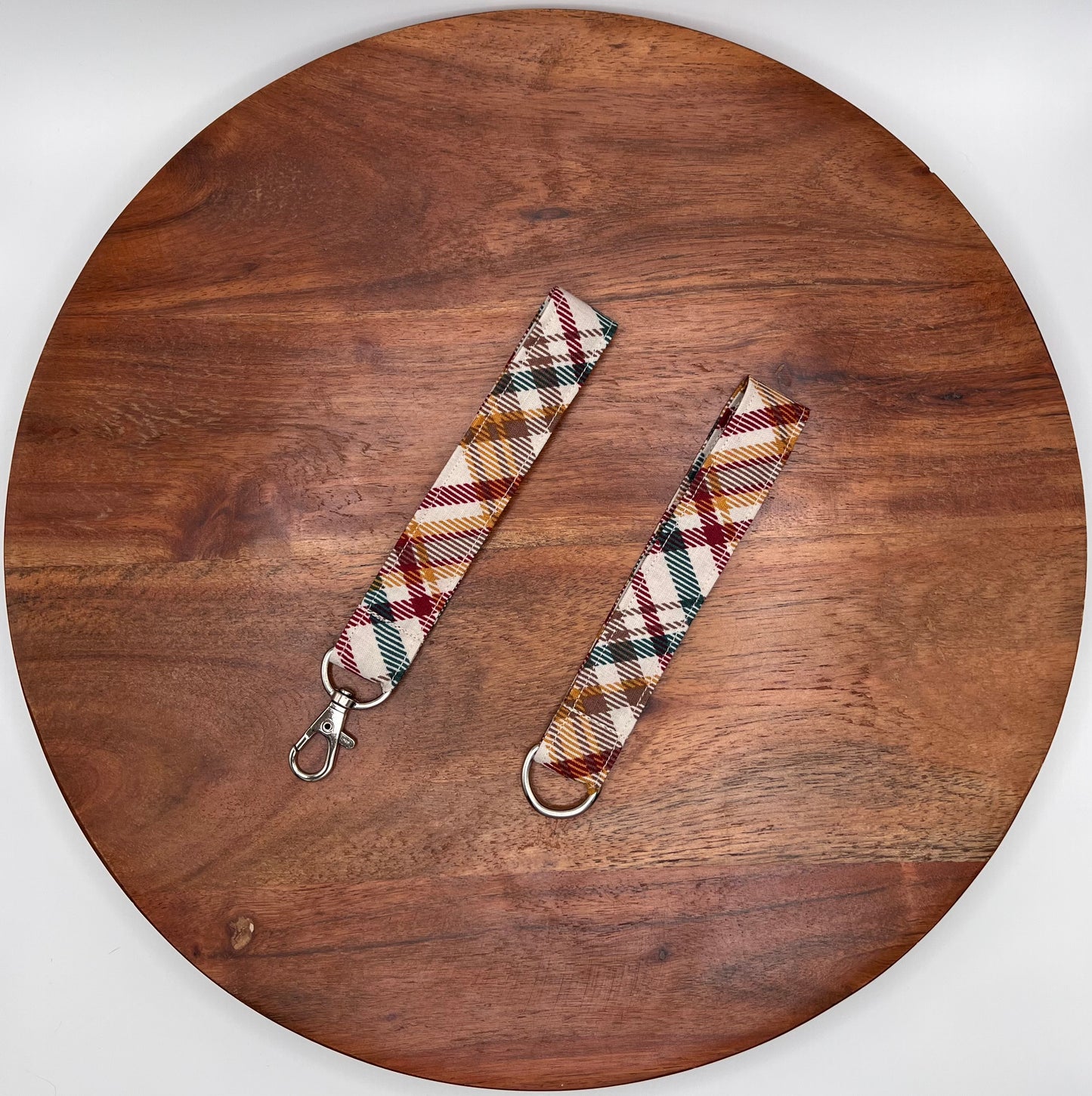 Harvest Plaid Lanyards