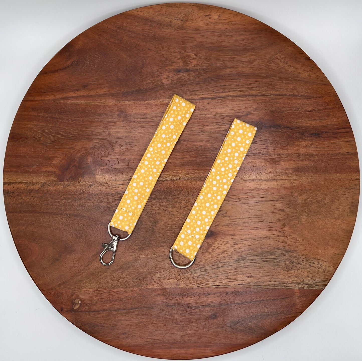 Yellow Polka Dot Lanyards