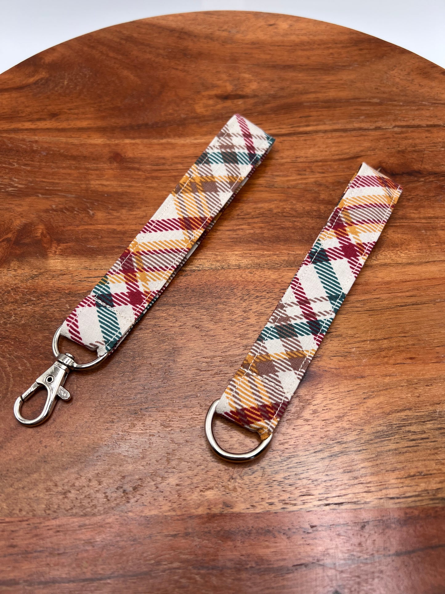 Harvest Plaid Lanyards