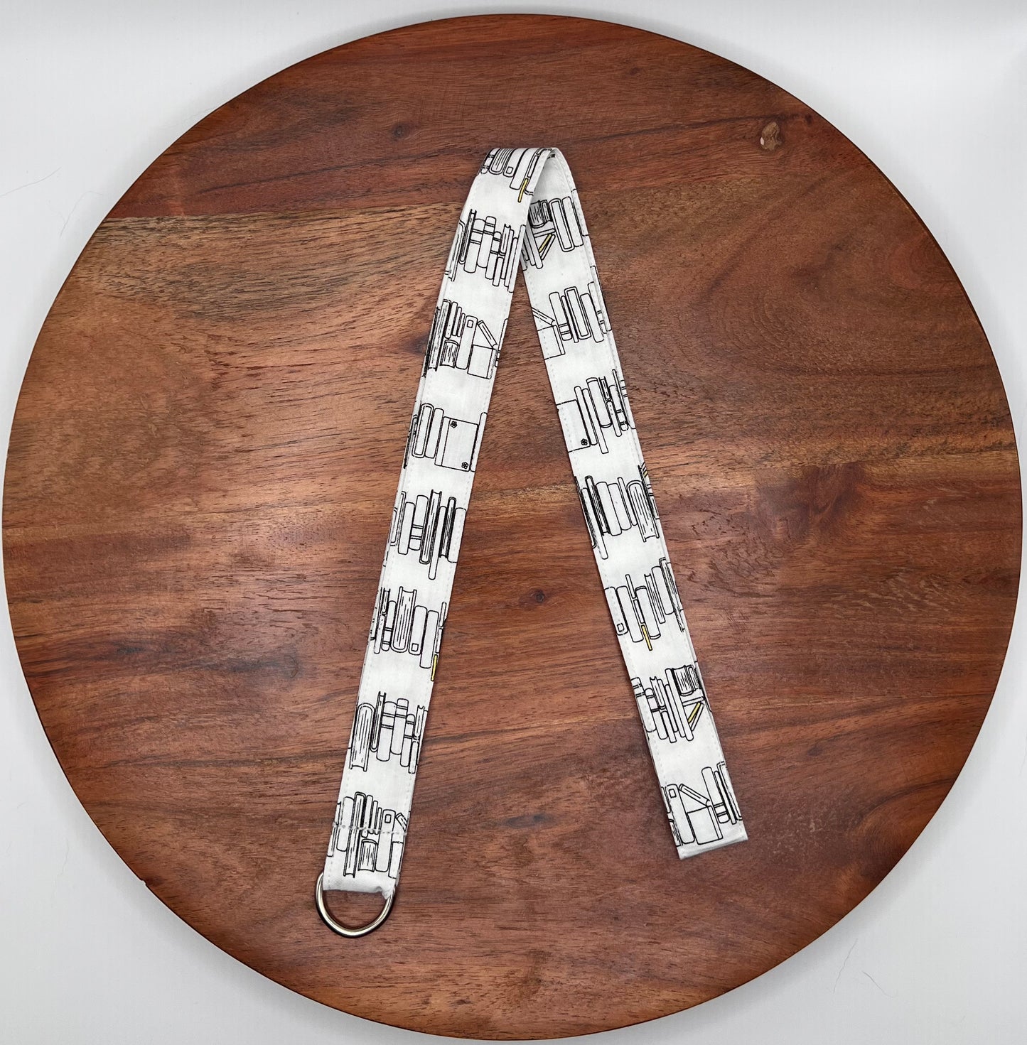 Black and White Books Lanyard