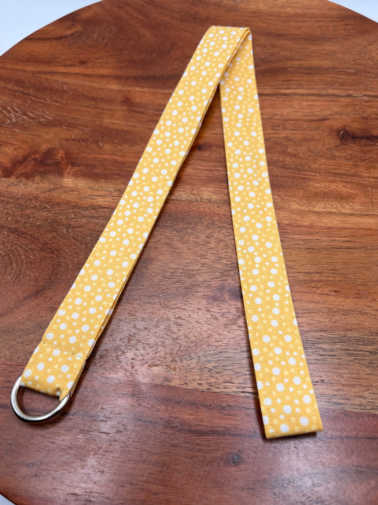 Yellow Polka Dot Lanyards