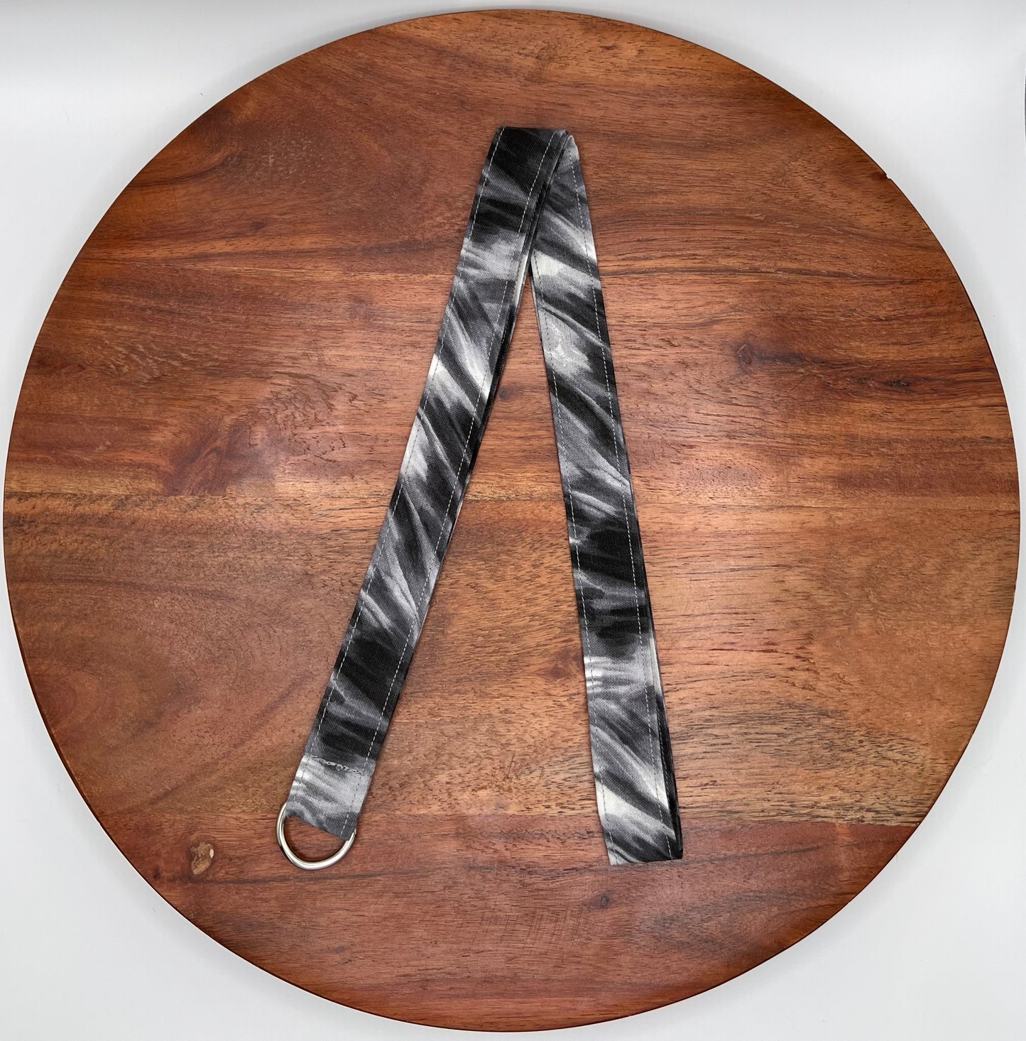 Black Paint Stroke Lanyard