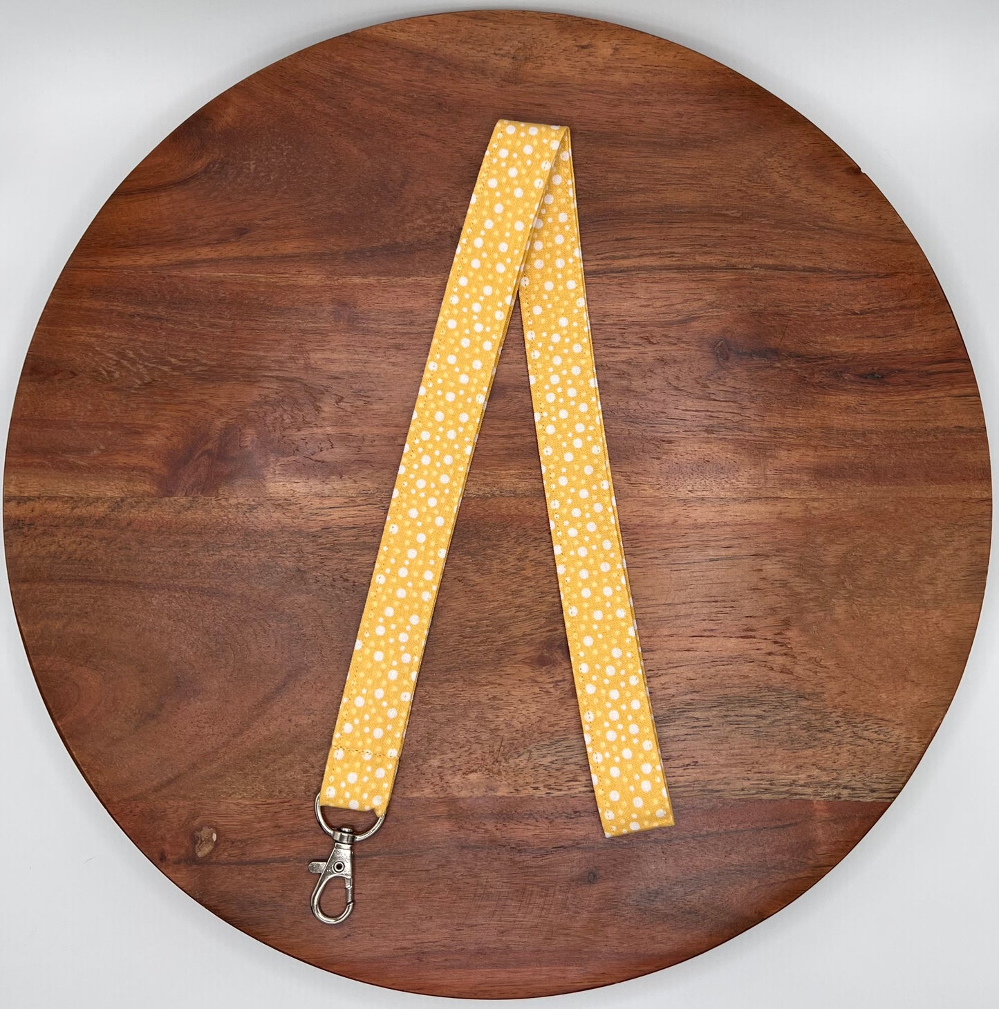 Yellow Polka Dot Lanyards