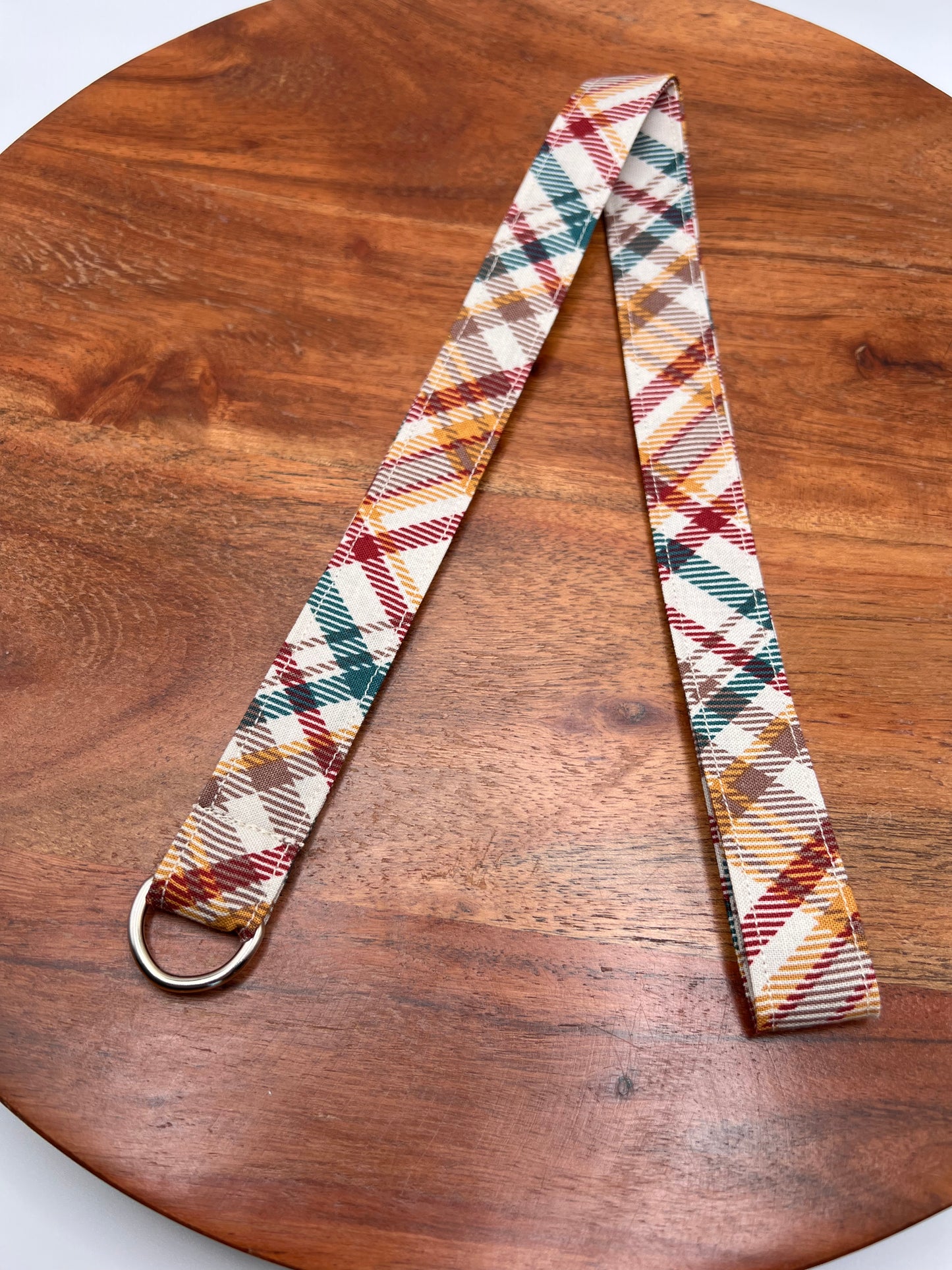 Harvest Plaid Lanyards