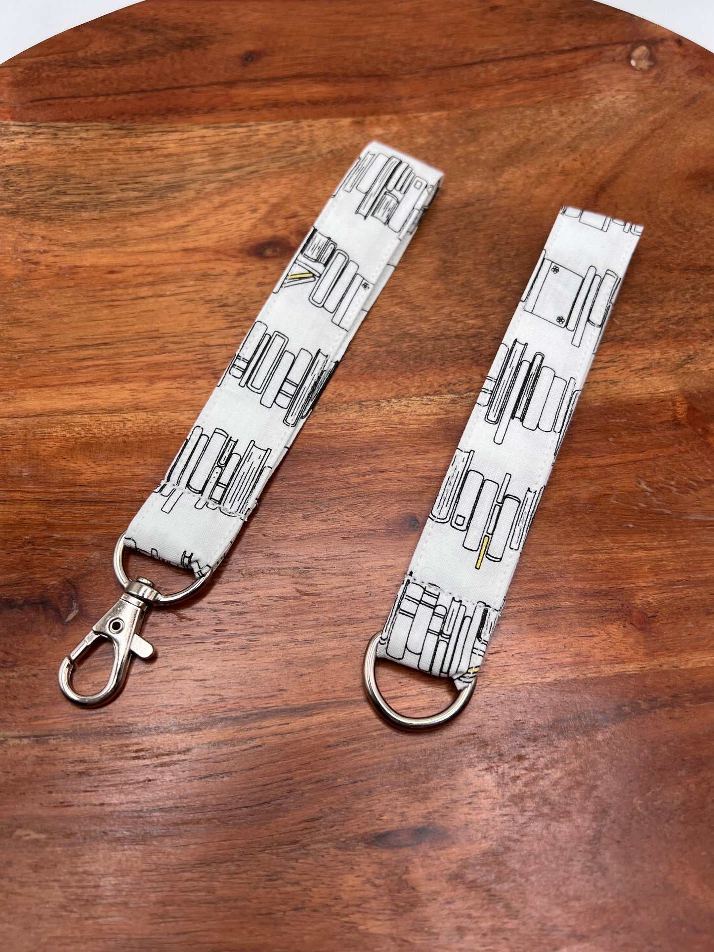 Black and White Books Lanyard