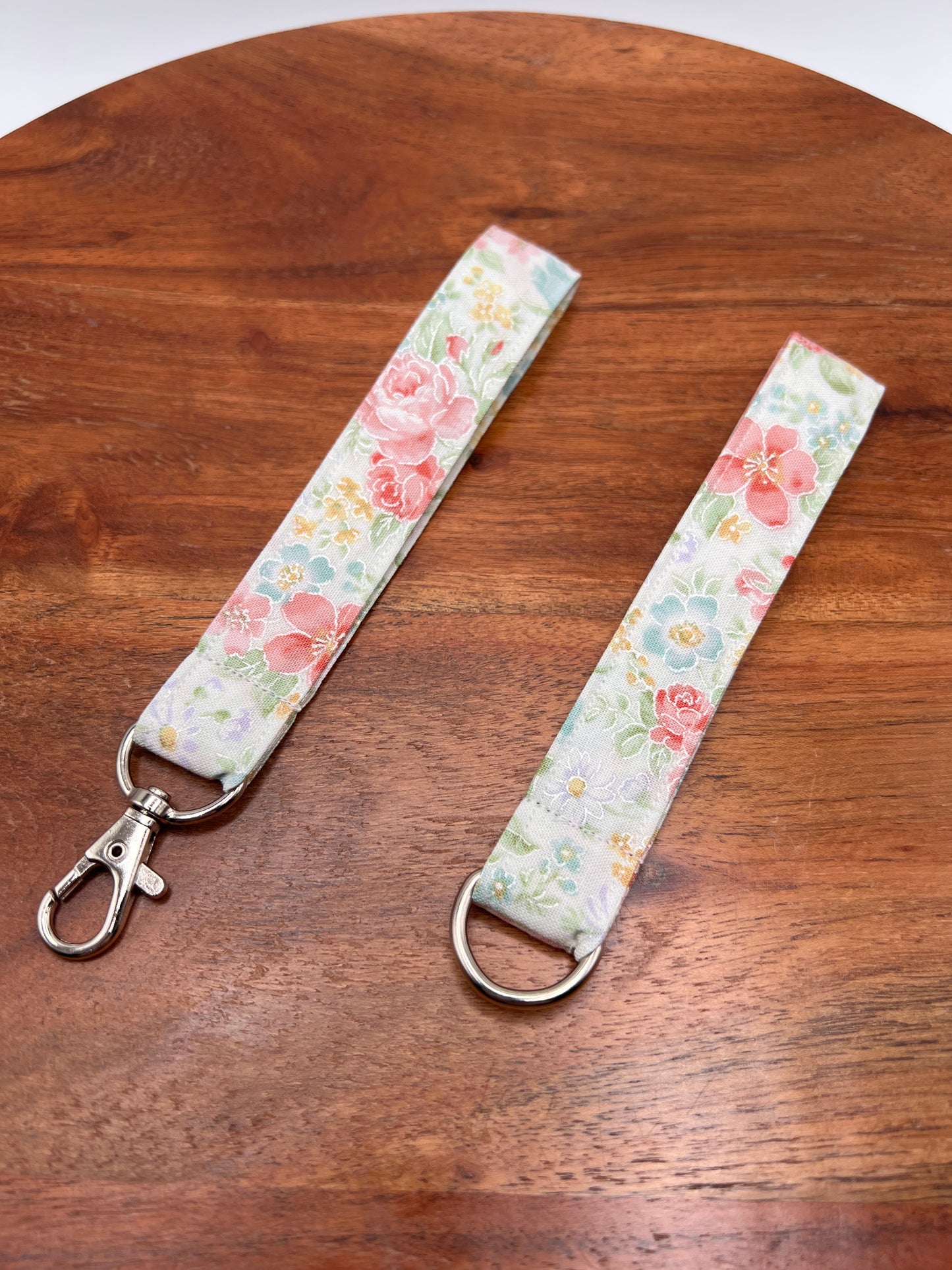 Pastel Floral Lanyards