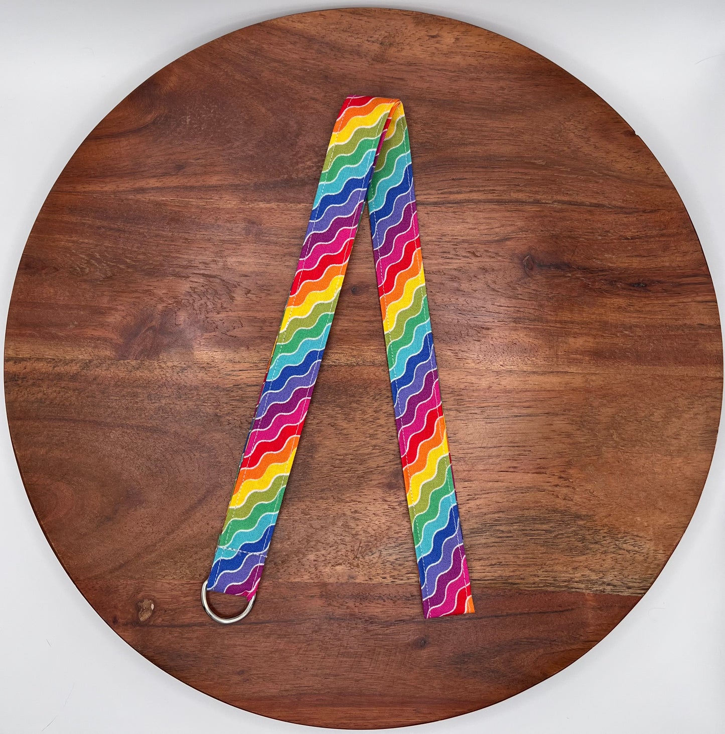 Rainbow Wave Lanyards