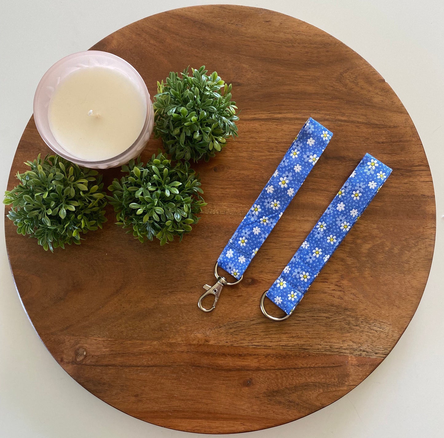 Blue Daisy Lanyards