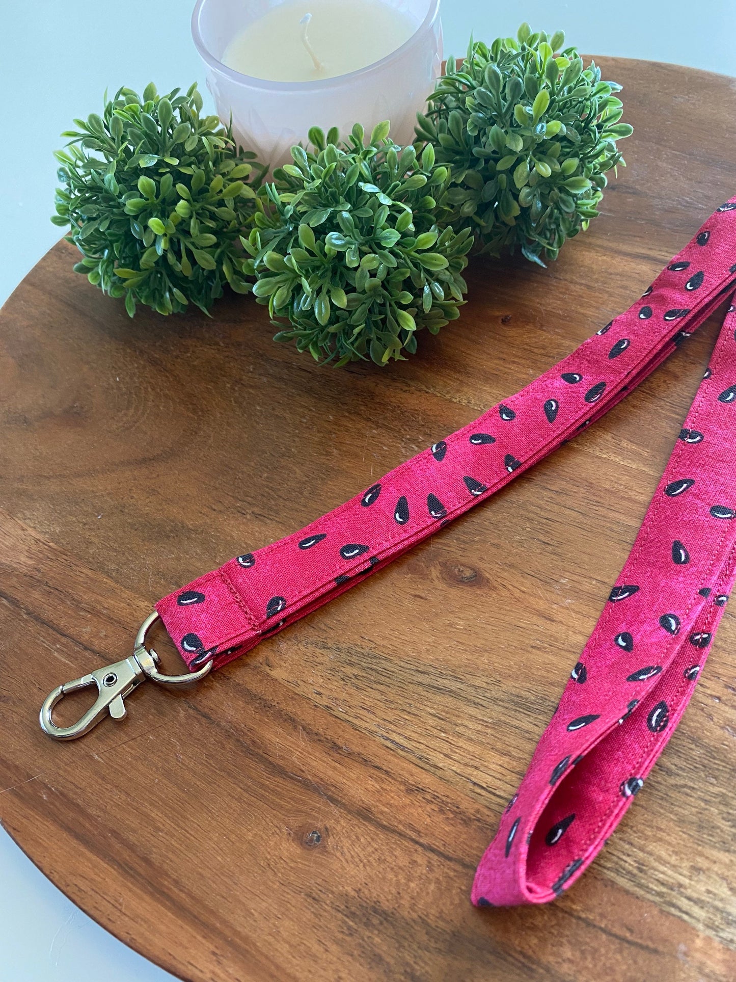 Watermelon Seed Lanyards