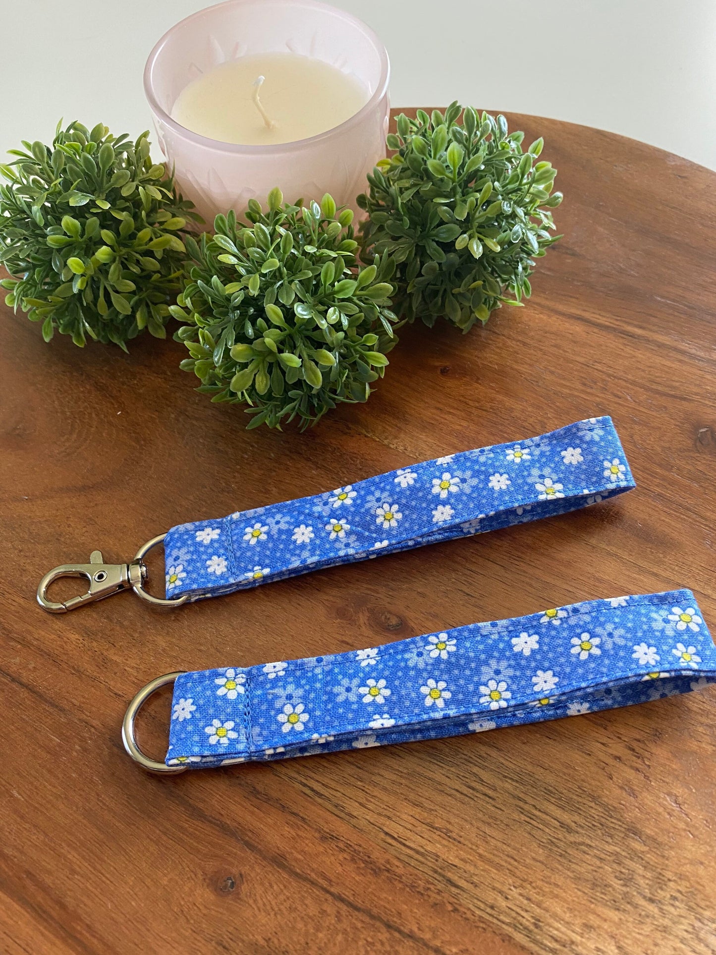 Blue Daisy Lanyards