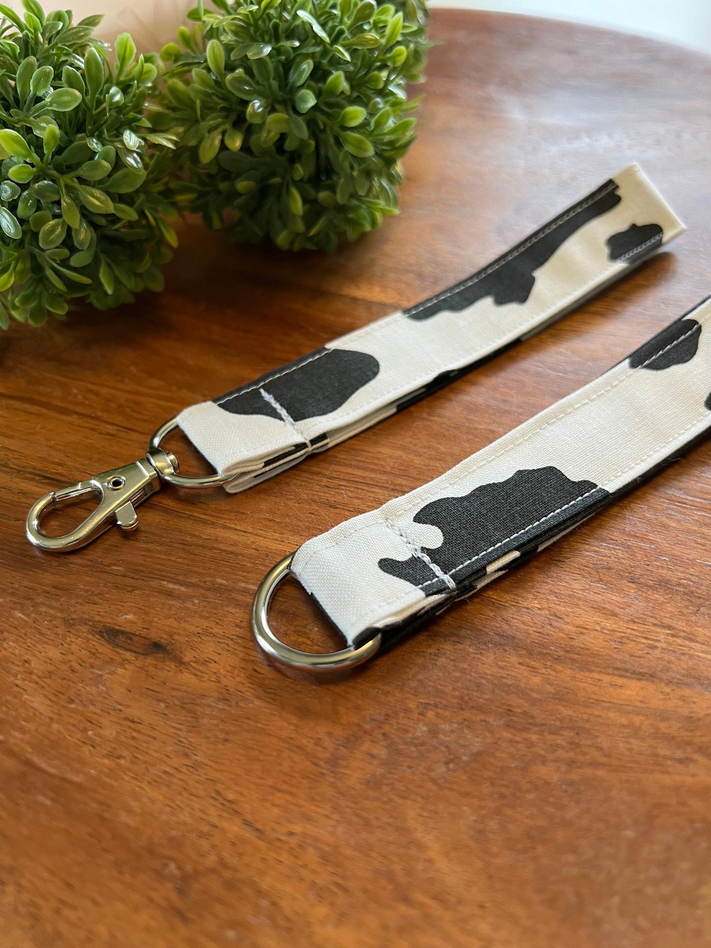 Cow Print Lanyards