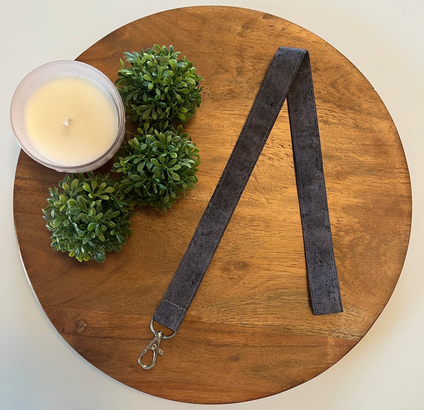 Dark Gray Tonal Lanyards