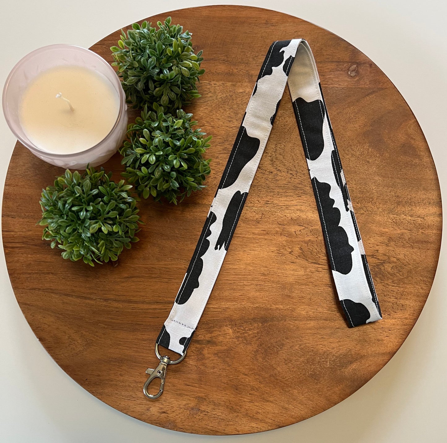 Cow Print Lanyards