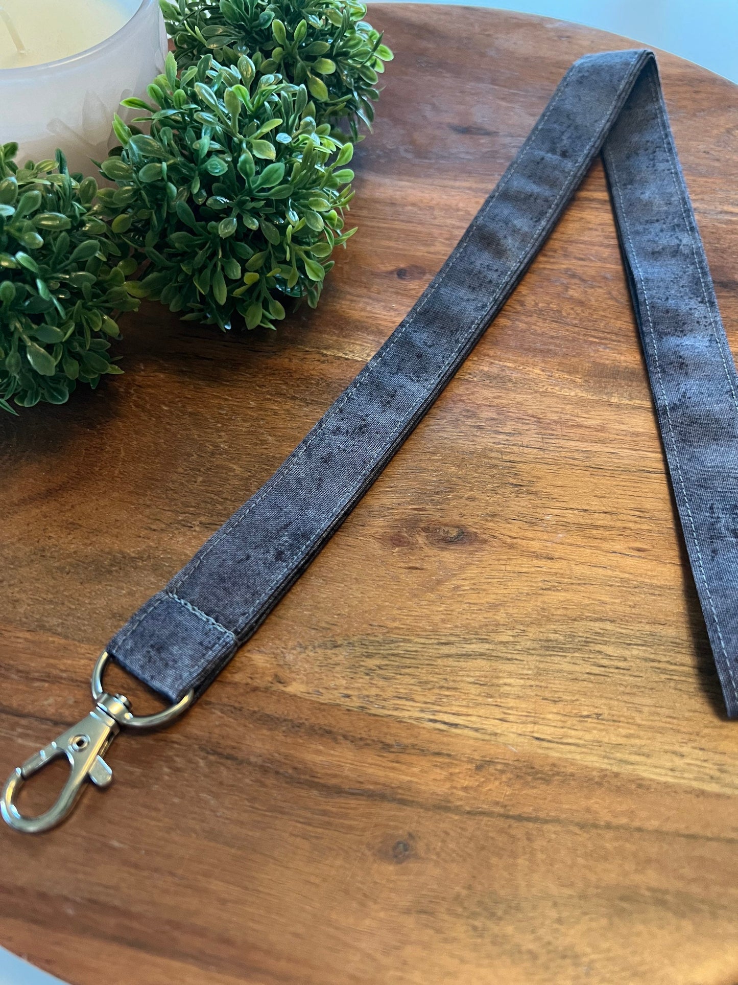 Dark Gray Tonal Lanyards