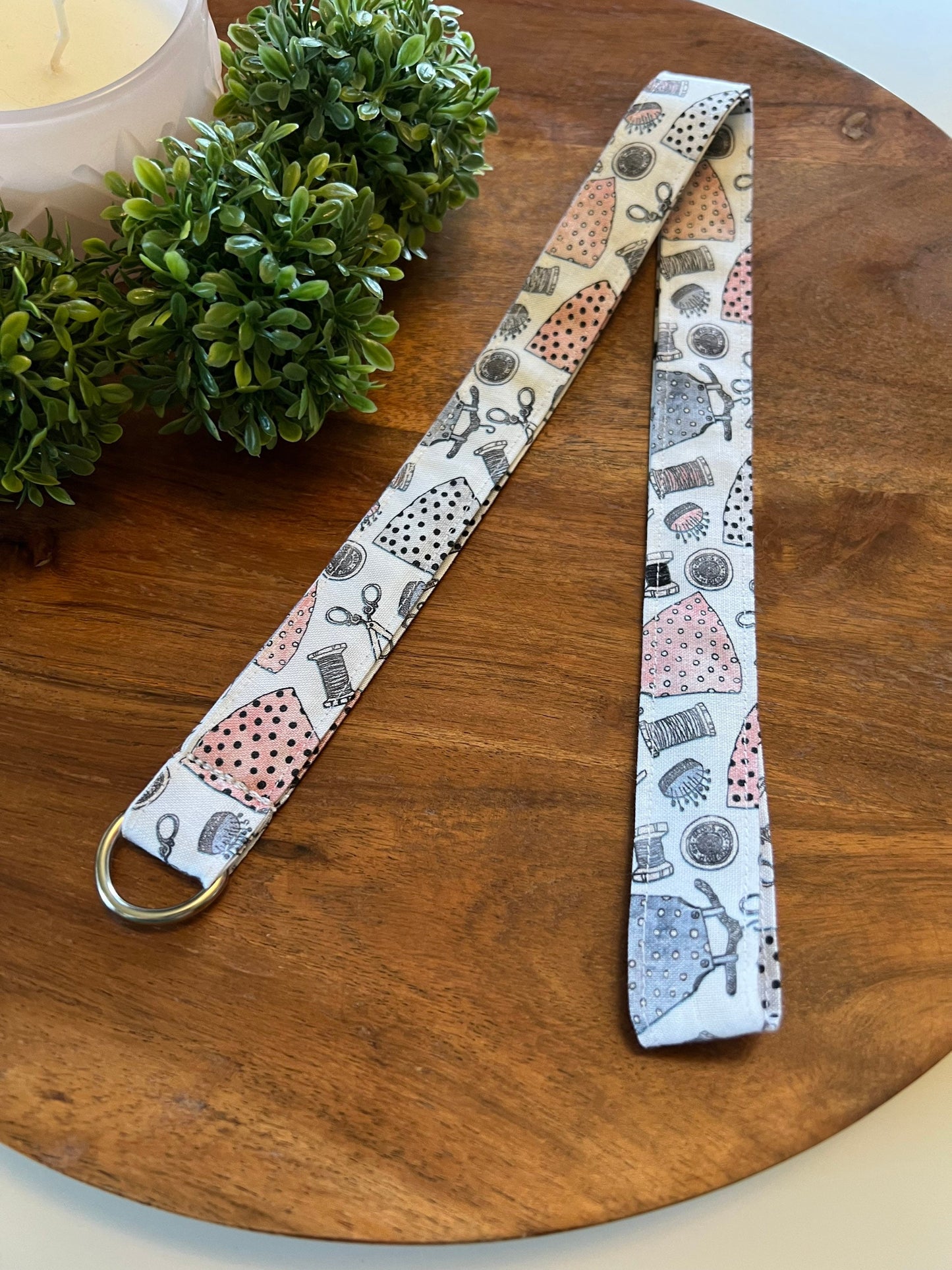 White Sewing Notion Lanyards