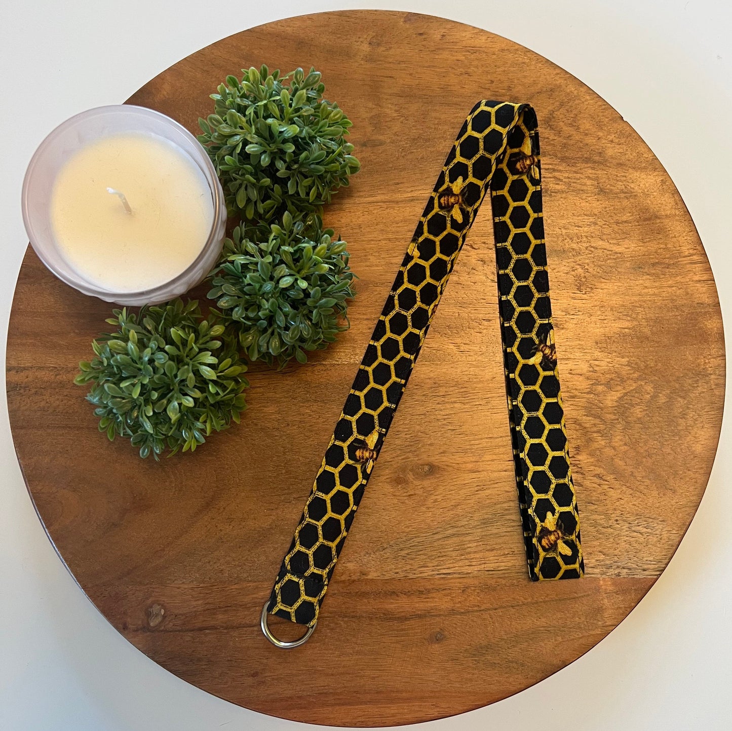 Bee and Honeycomb Lanyards