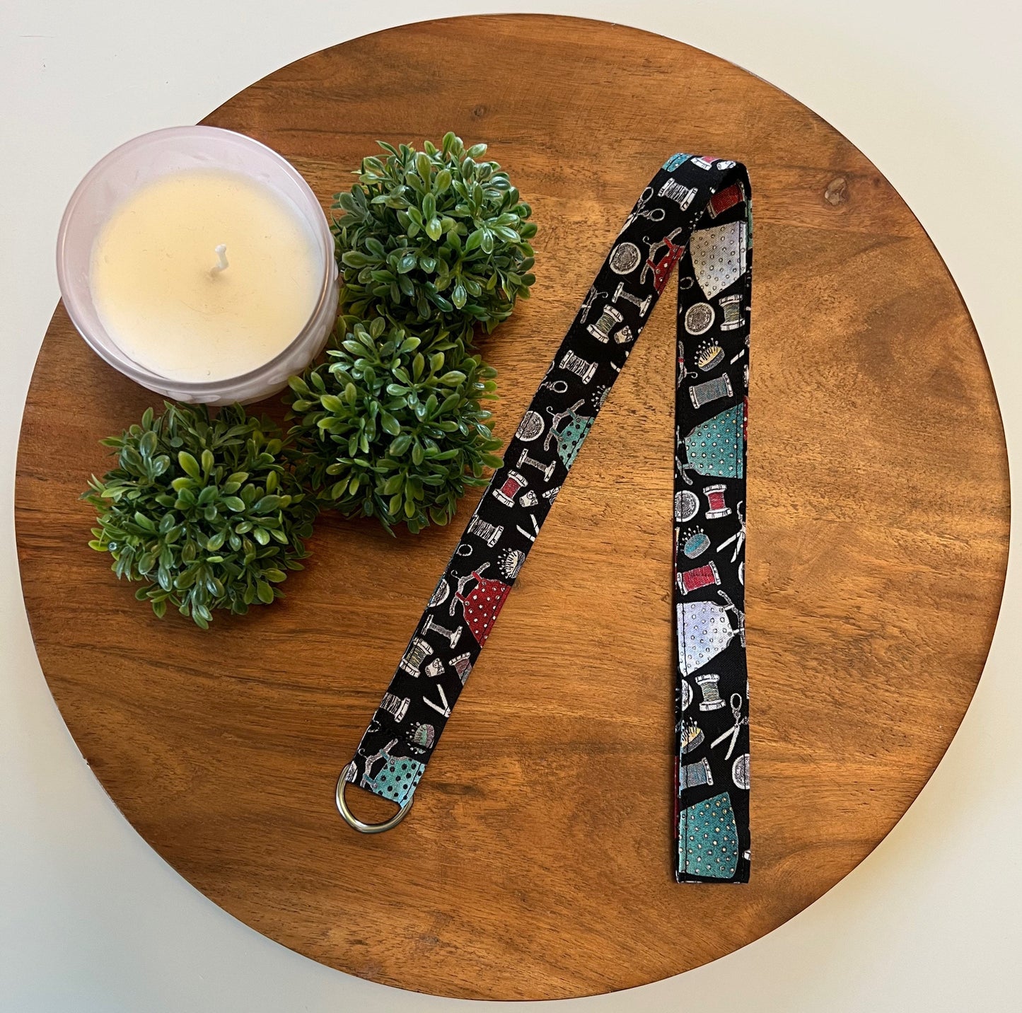 Black Sewing Notion Lanyards