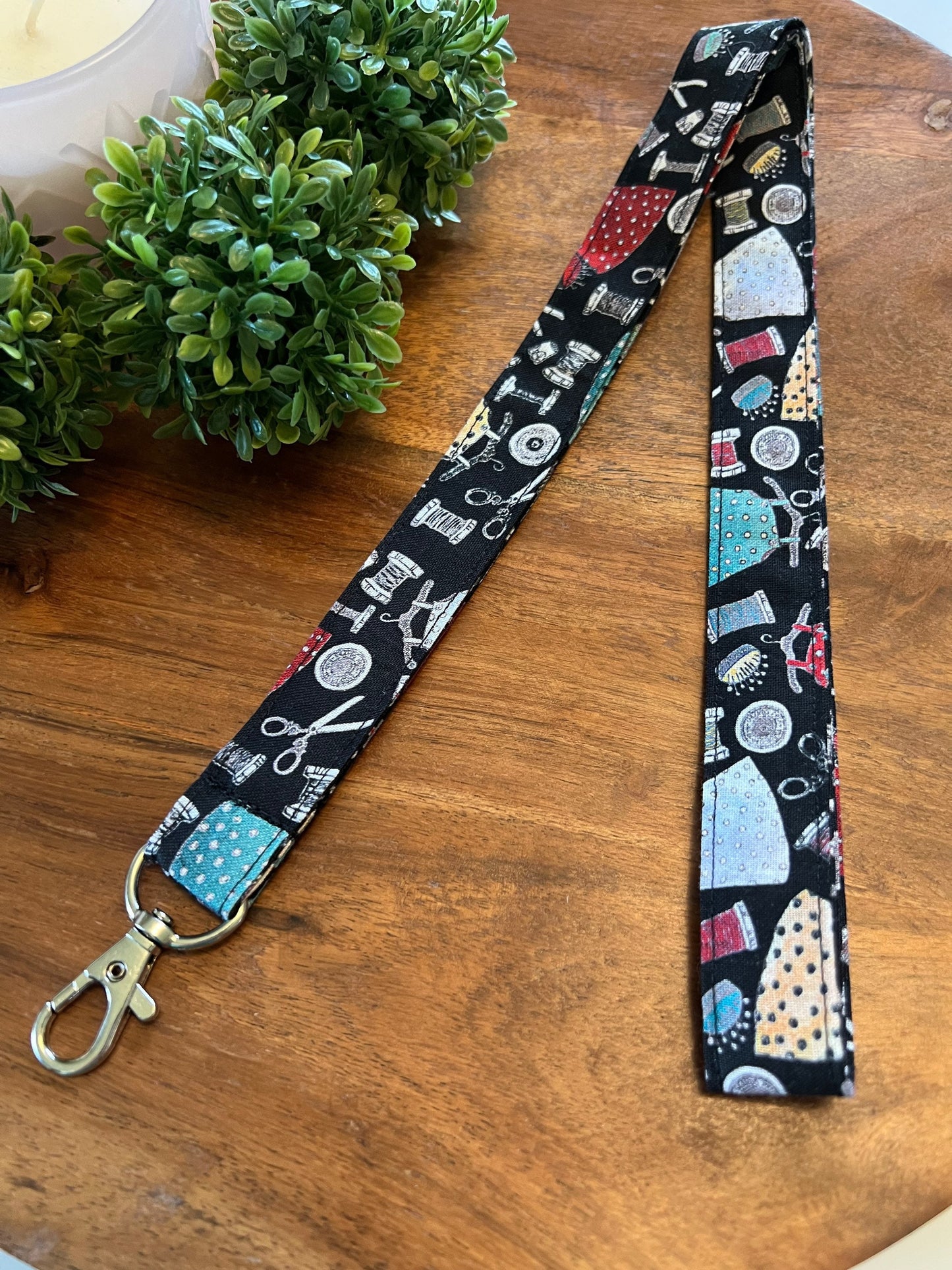 Black Sewing Notion Lanyards