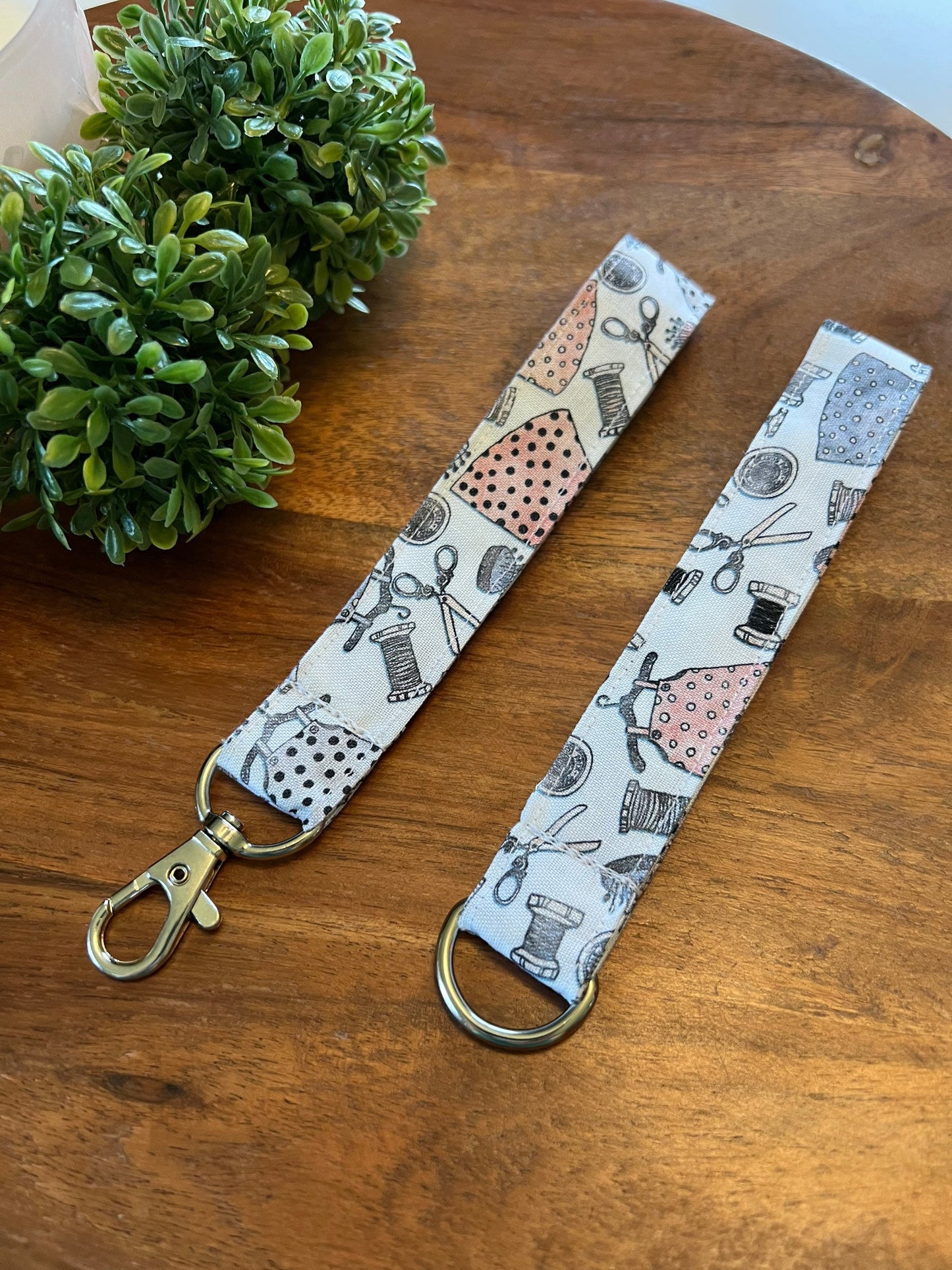 White Sewing Notion Lanyards