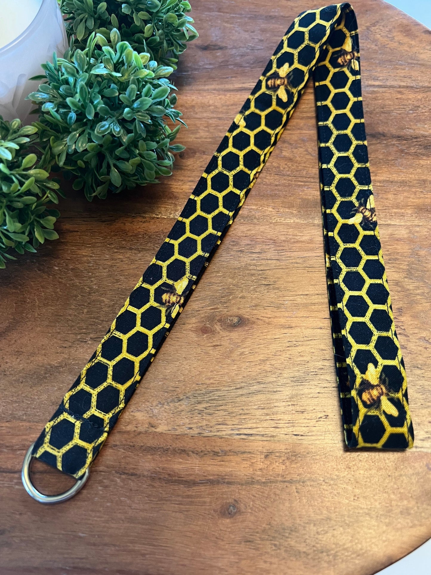 Bee and Honeycomb Lanyards