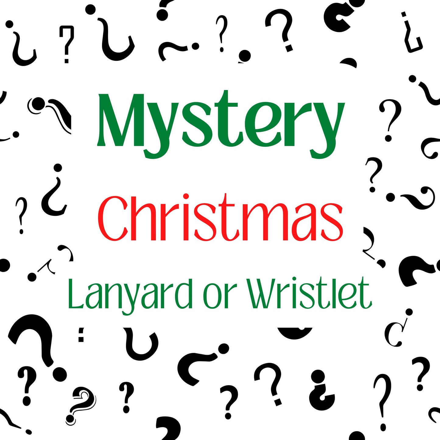 Christmas Mystery Lanyards