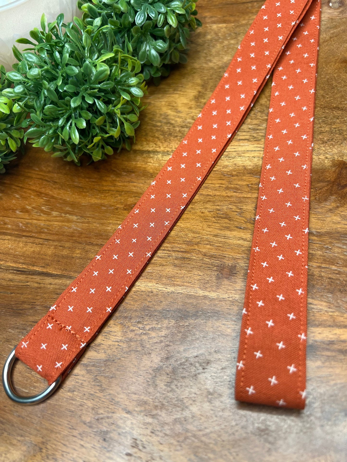 Red-Orange Minimalist Lanyards