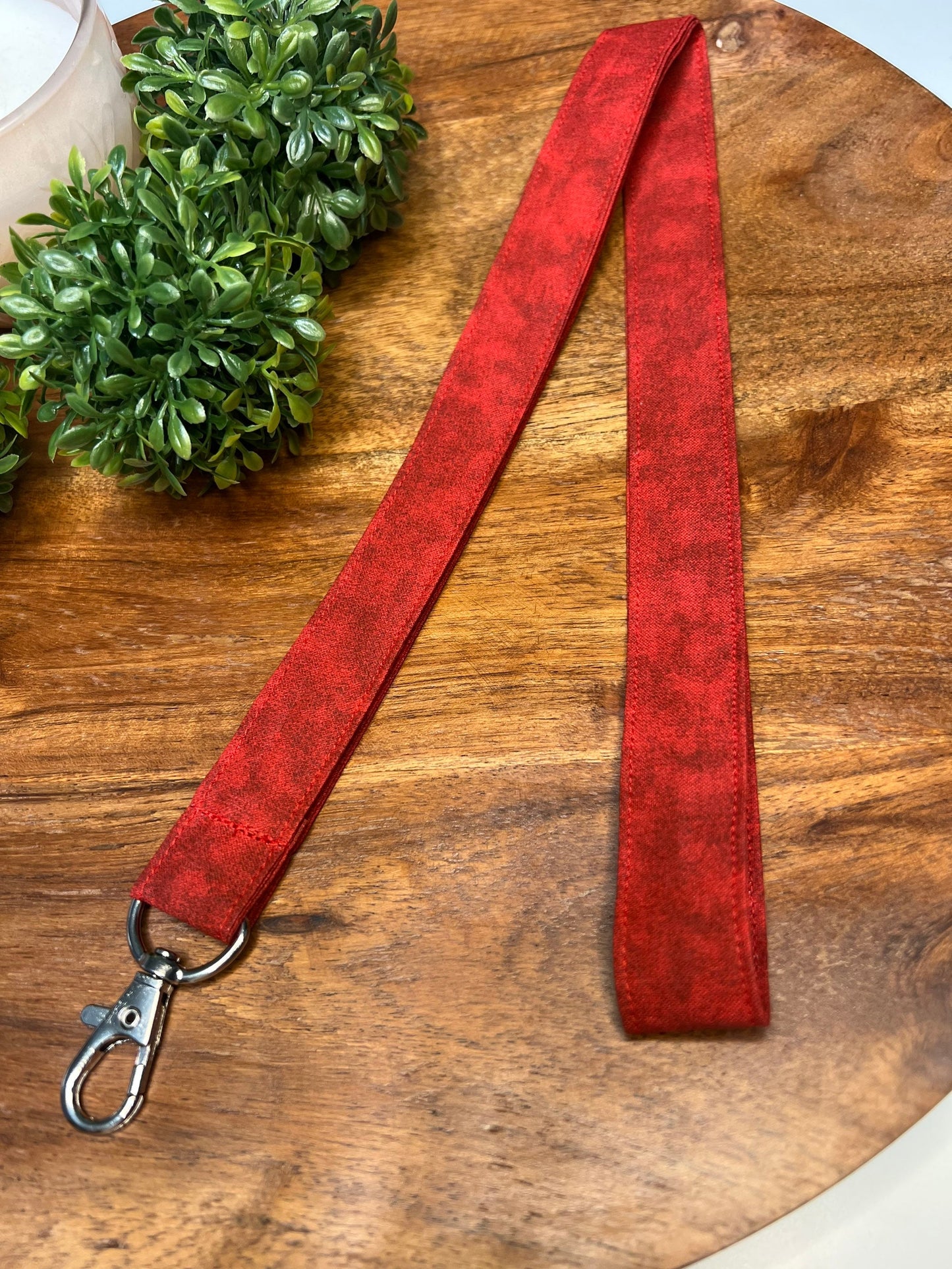 Red Tonal Lanyards