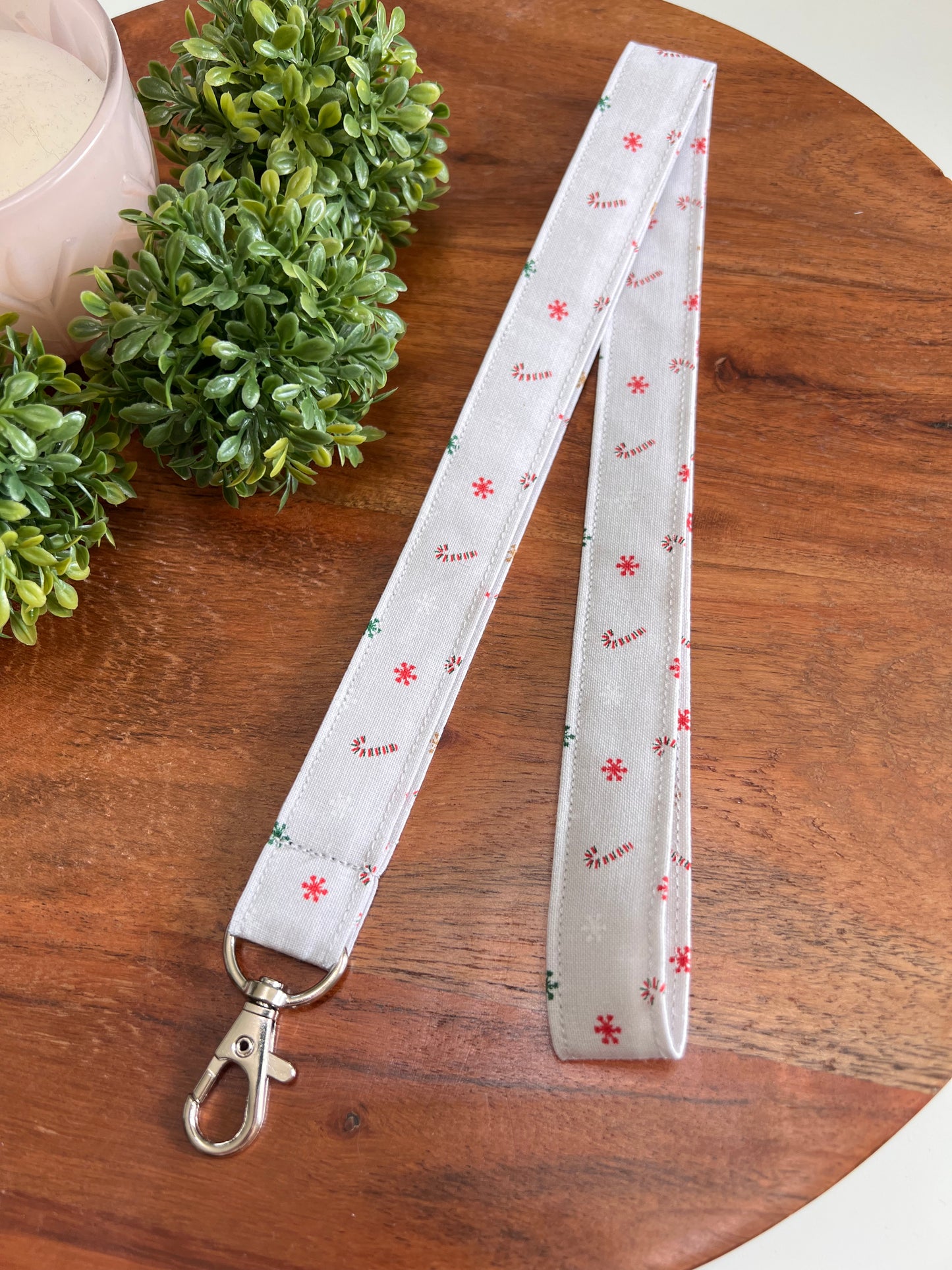 Last Chance! - Gray Minimalist Christmas Lanyards