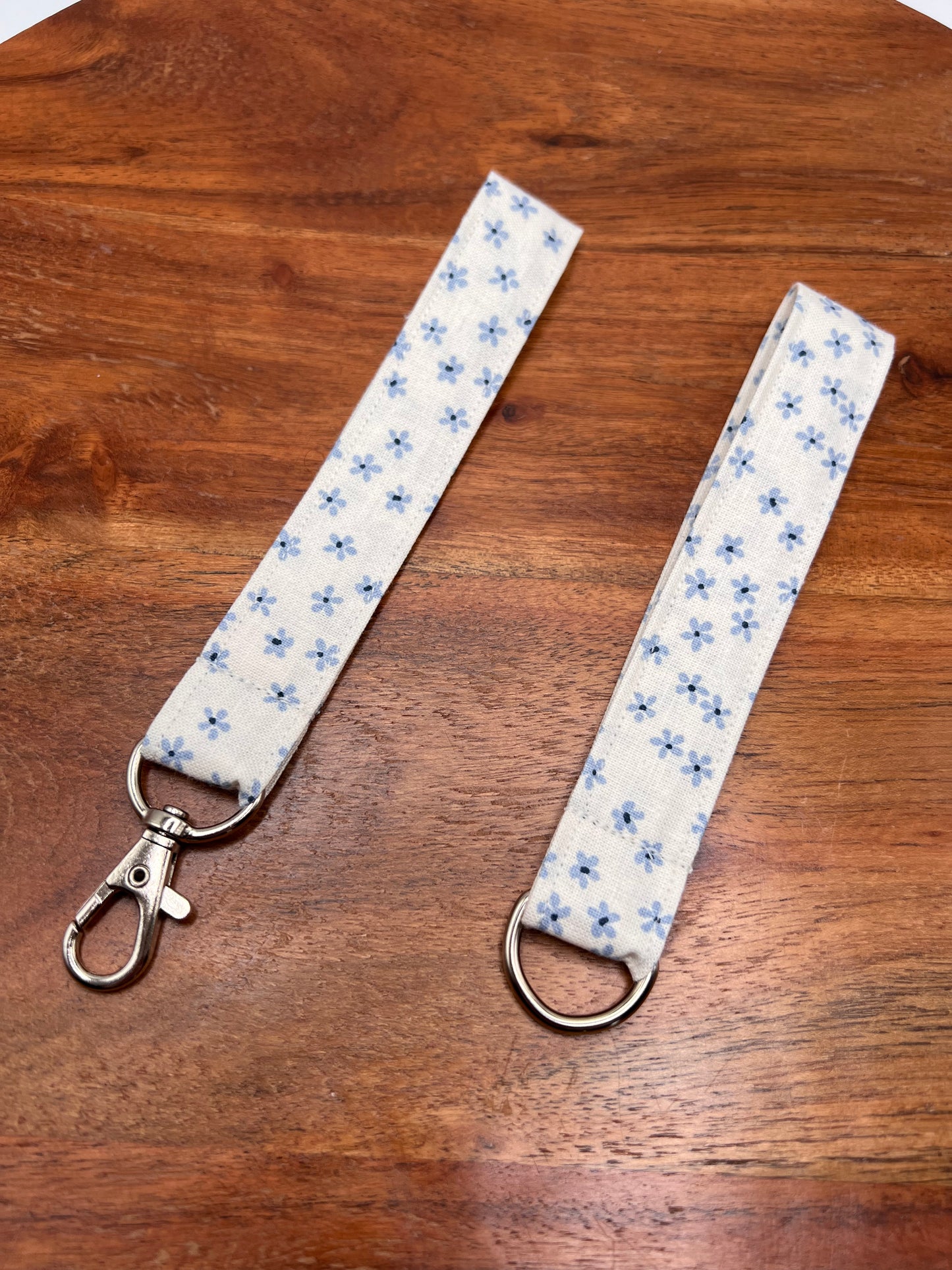 Tiny Blue Flower Lanyard